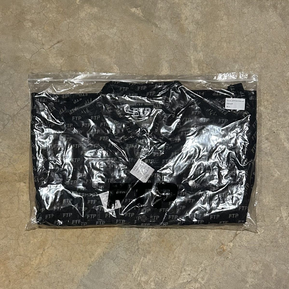 Fuck The Population Brand New FTP Jacquard Denim Logo Trucker Jacket Black Size US XL / EU 56 / 4 - 3 Thumbnail