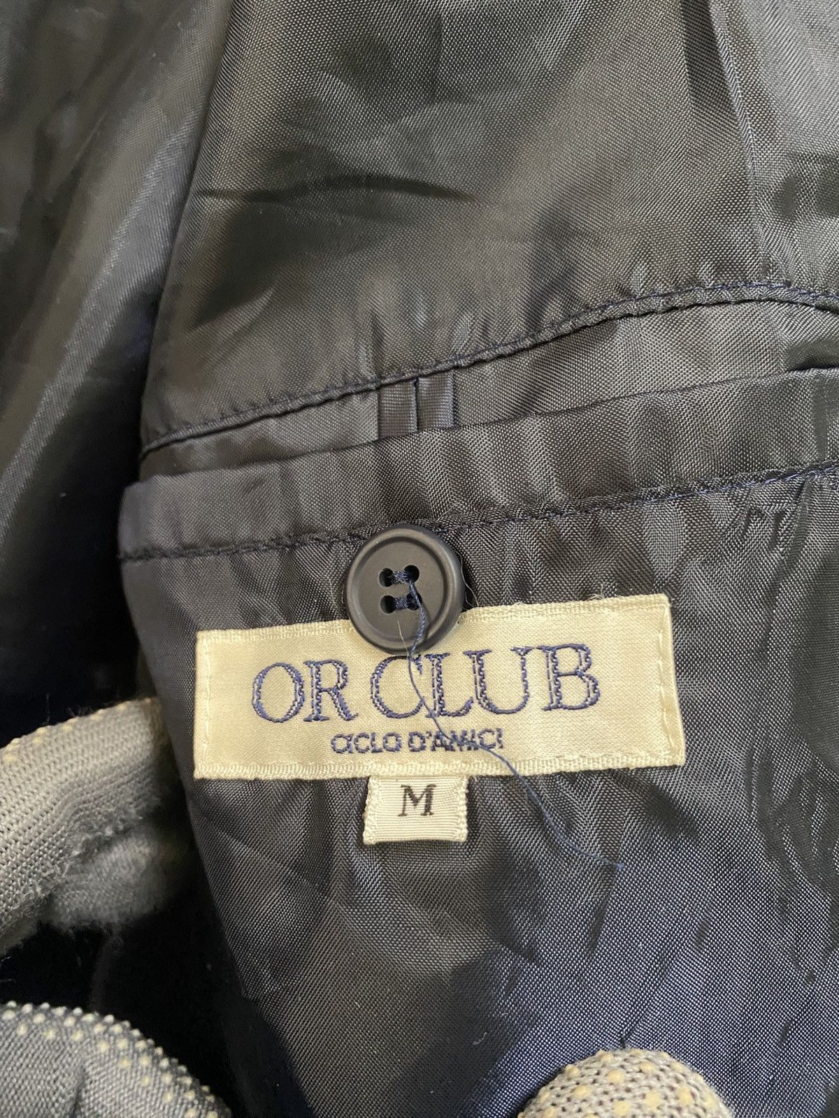 Other Vintage OR CLUB Denim Jacket with Embroidered Eagle Back Size US M / EU 48-50 / 2 - 10 Thumbnail