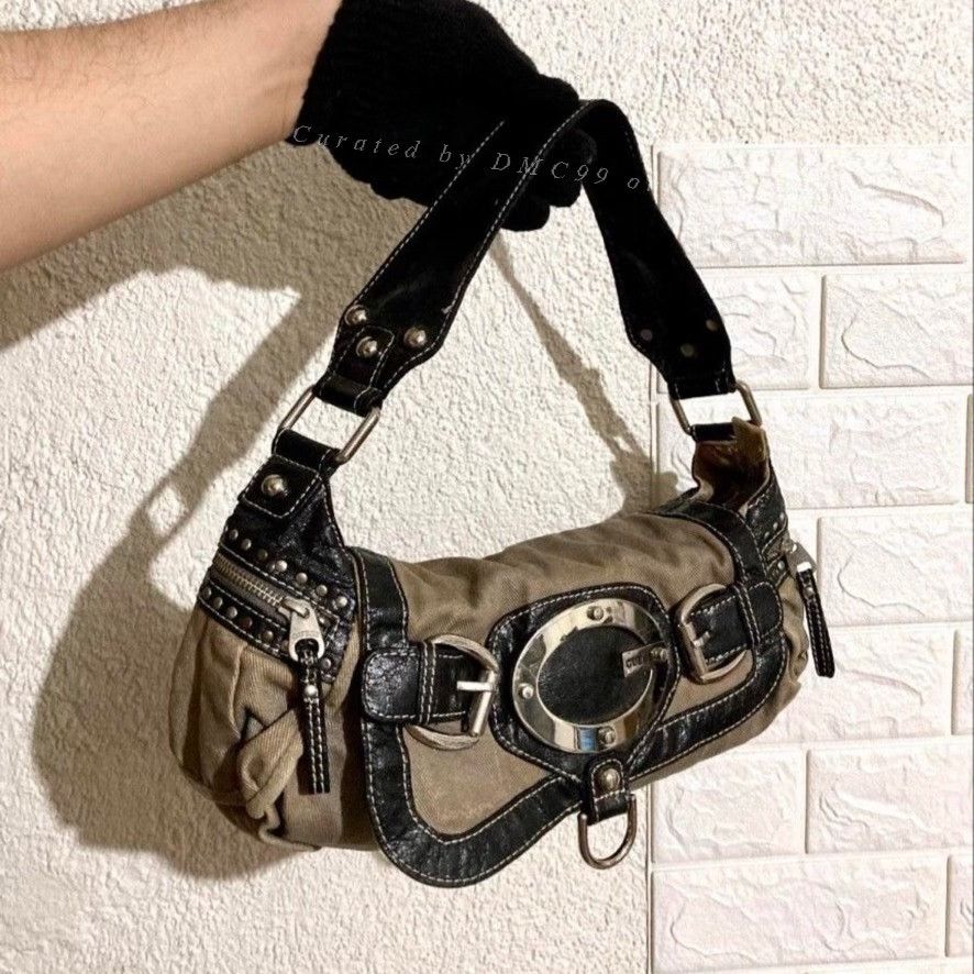 Guess Guess Vintage Brown Leather Shoulder Bag Size ONE SIZE - 1 Thumbnail