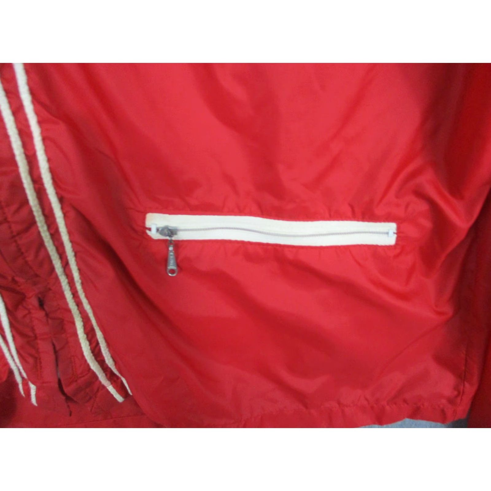 Champion VINTAGE Alfa Romeo Jacket Mens XL Red Hooded Windbreaker Nylon 60s Size US XL / EU 56 / 4 - 3 Thumbnail