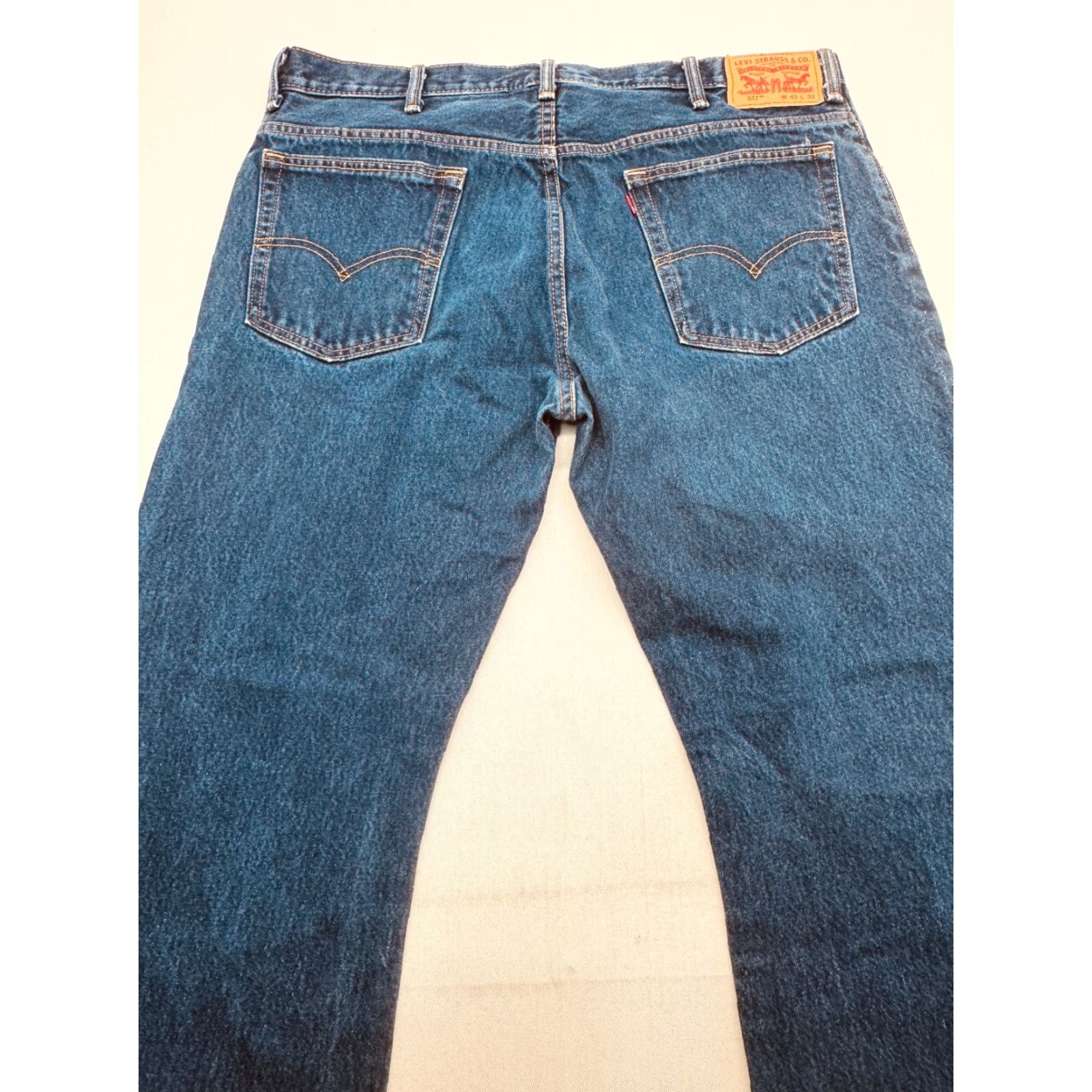 Levi's Levi's 517 Jeans Mens Blue Bootcut 40x32 Cotton 5-Pocket Denim Regular 100% Cotton 40x32 Mens Clothing Size US 40 / EU 56 - 7 Thumbnail
