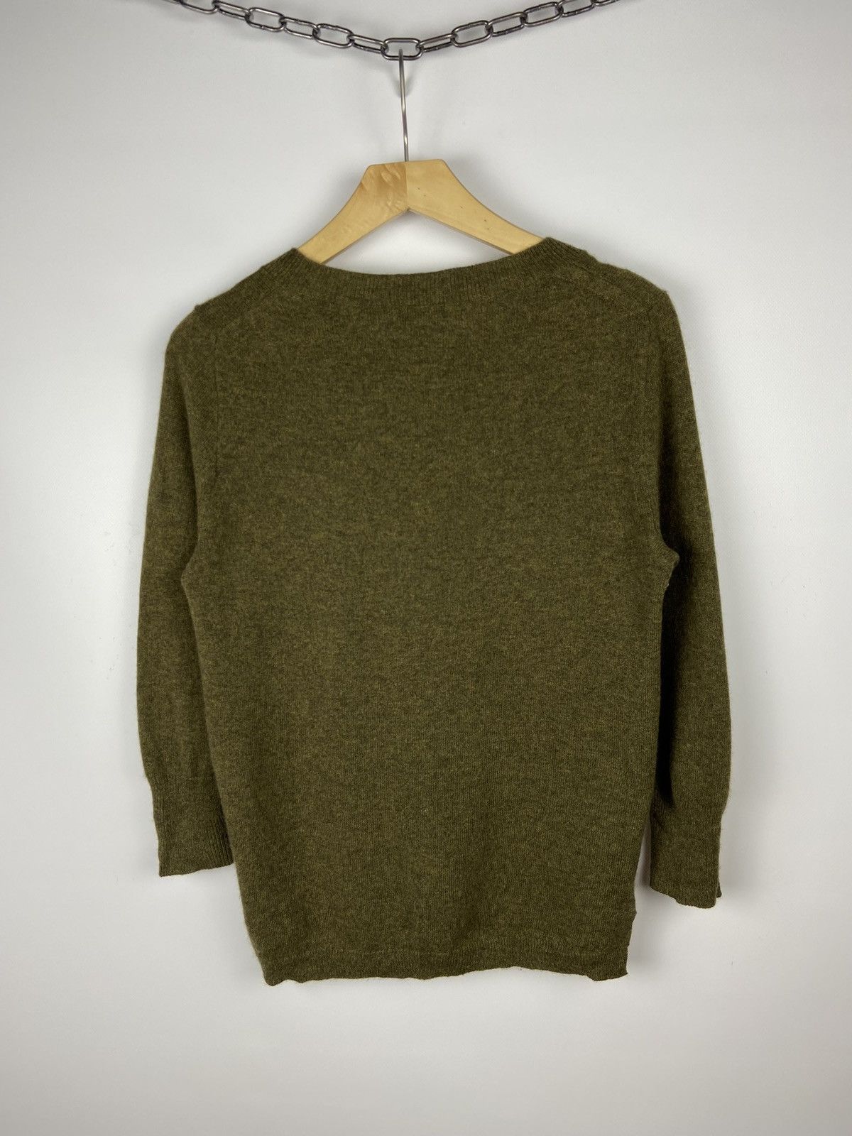 J.Crew J. Crew Pure Cashmere Sweater Size S Dark Green Luxury Brand Size S / US 4 / IT 40 - 7 Thumbnail