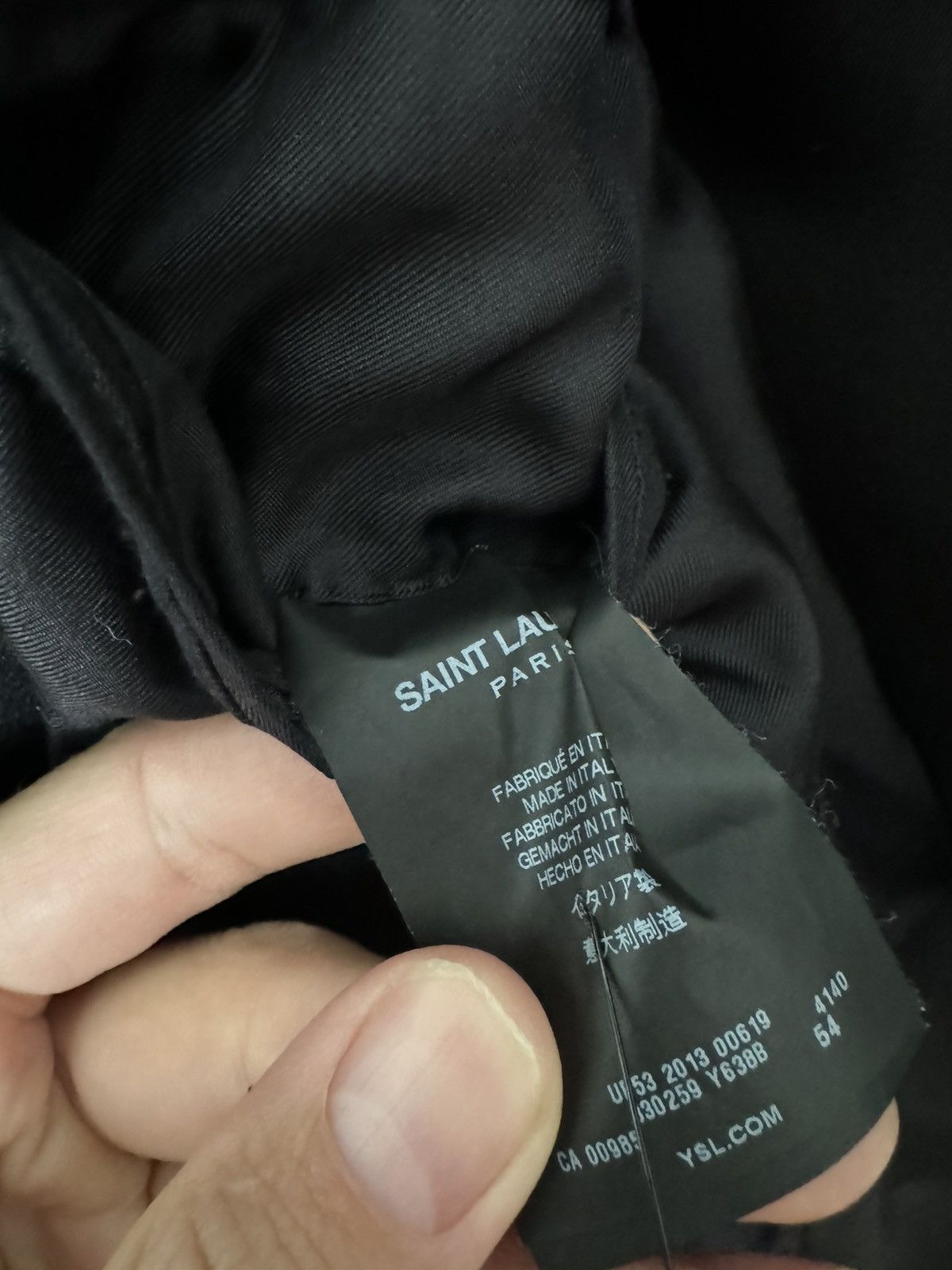 Saint Laurent Paris FW13 Peaked Le Smoking Suit Size 54R - 6 Thumbnail
