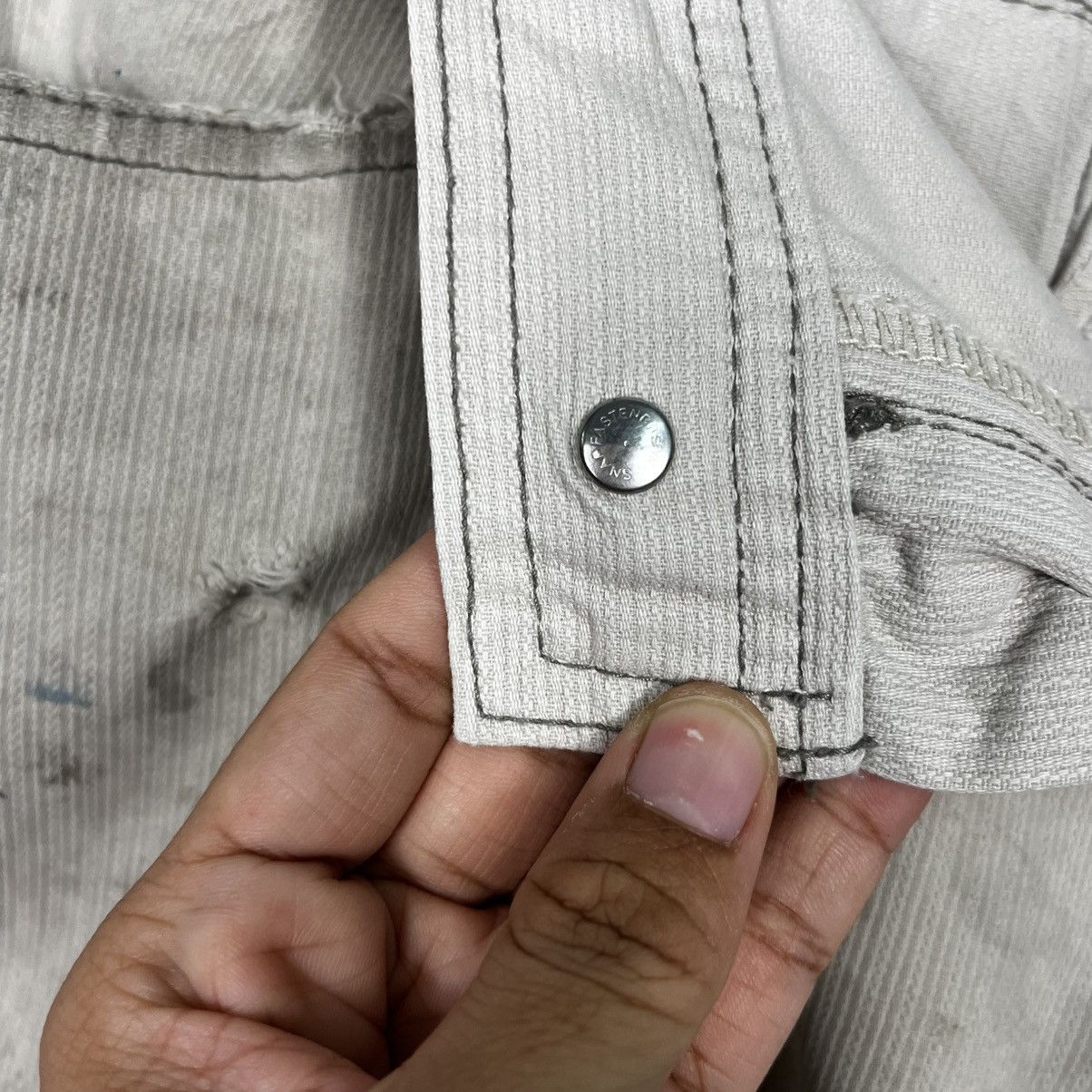 Japanese Brand × Vintage Vintage Dogman Distressed Denim Size US 32 / EU 48 - 17 Thumbnail