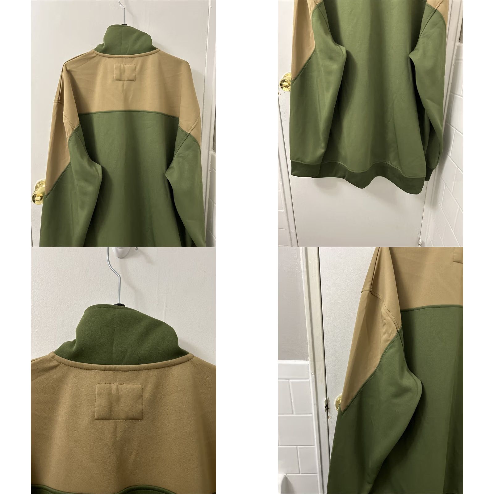 Vintage Staple Pigeon Jacket Mens M Green Full Zip Bomber Jacket 90s Hip Hop Long Coat Size US M / EU 48-50 / 2 - 8 Thumbnail
