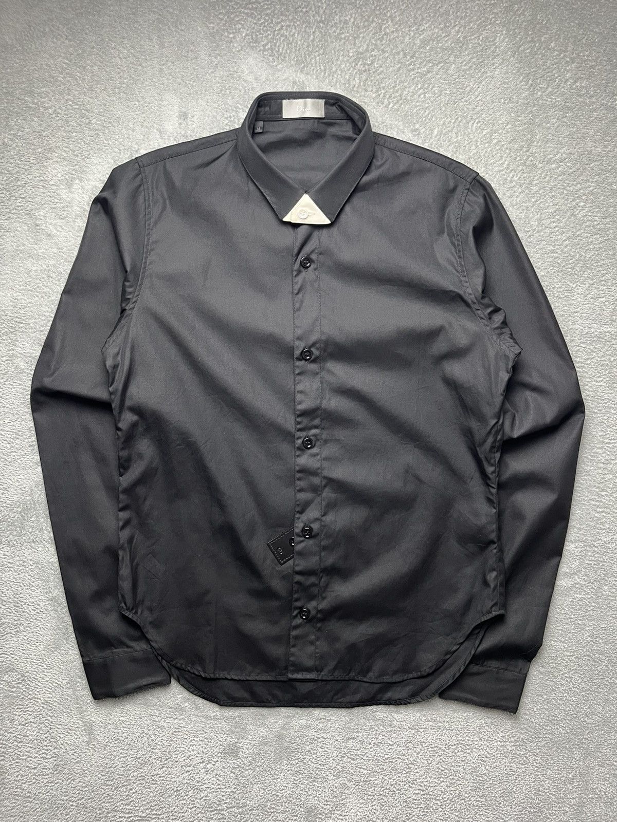 Dior Dior homme - AW/07 “Navigate” Folded Collar Button Up Shirt Size US XS / EU 42 / 0 - 1 Thumbnail