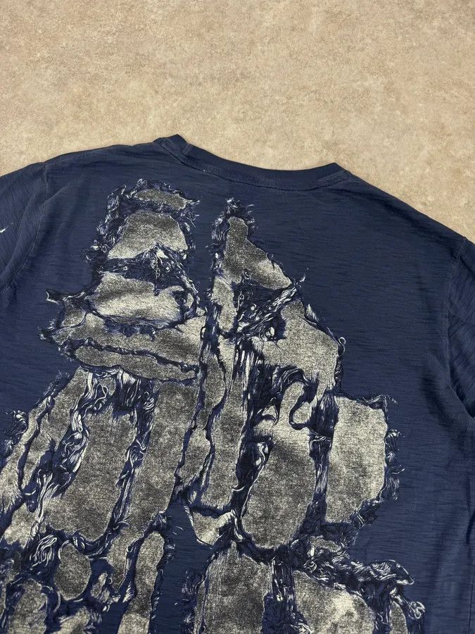 Diesel Diesel Navy Bacteria Graphic Print T-Shirt Size US M / EU 48-50 / 2 - 6 Thumbnail