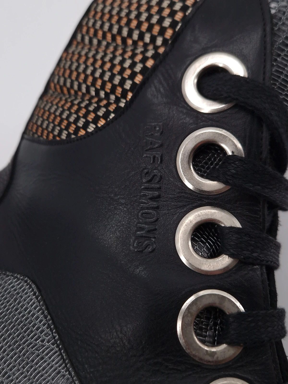 Raf Simons Raf Simons Archival Hi Top Leather Sneaker Size US 10 / EU 43 - 4 Thumbnail