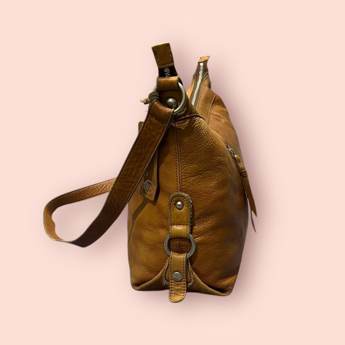 Branded Leather × Dakota Grizzly × Japanese Brand VINTAGE DAKOTA JAPAN LEATHER CROSSBODY SHOULDER BAG Size ONE SIZE - 10 Thumbnail