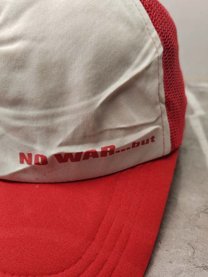 Vintage Vintage Peace No War Trucker Cap Hat Size ONE SIZE - 3 Thumbnail