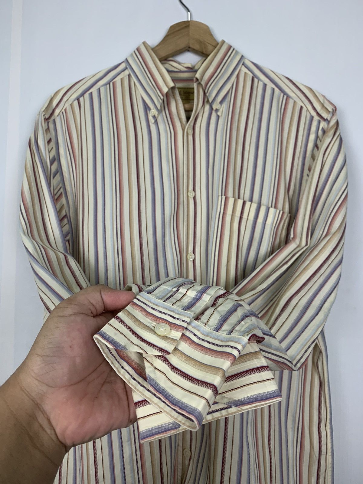 Paul Stuart × Vintage Vintage Paul Stuart Button Shirt Size US L / EU 52-54 / 3 - 7 Thumbnail