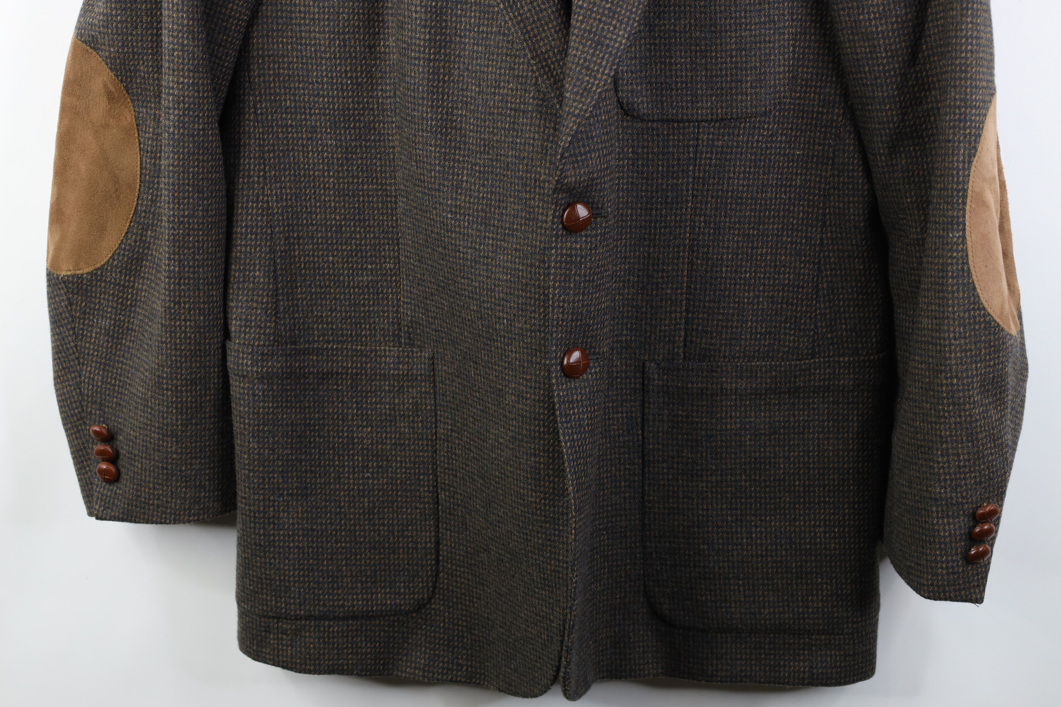 Vintage Vintage 70s Streetwear Elbow Patch Suit Coat Blazer Jacket Size US XXL / EU 58 / 5 - 3 Thumbnail