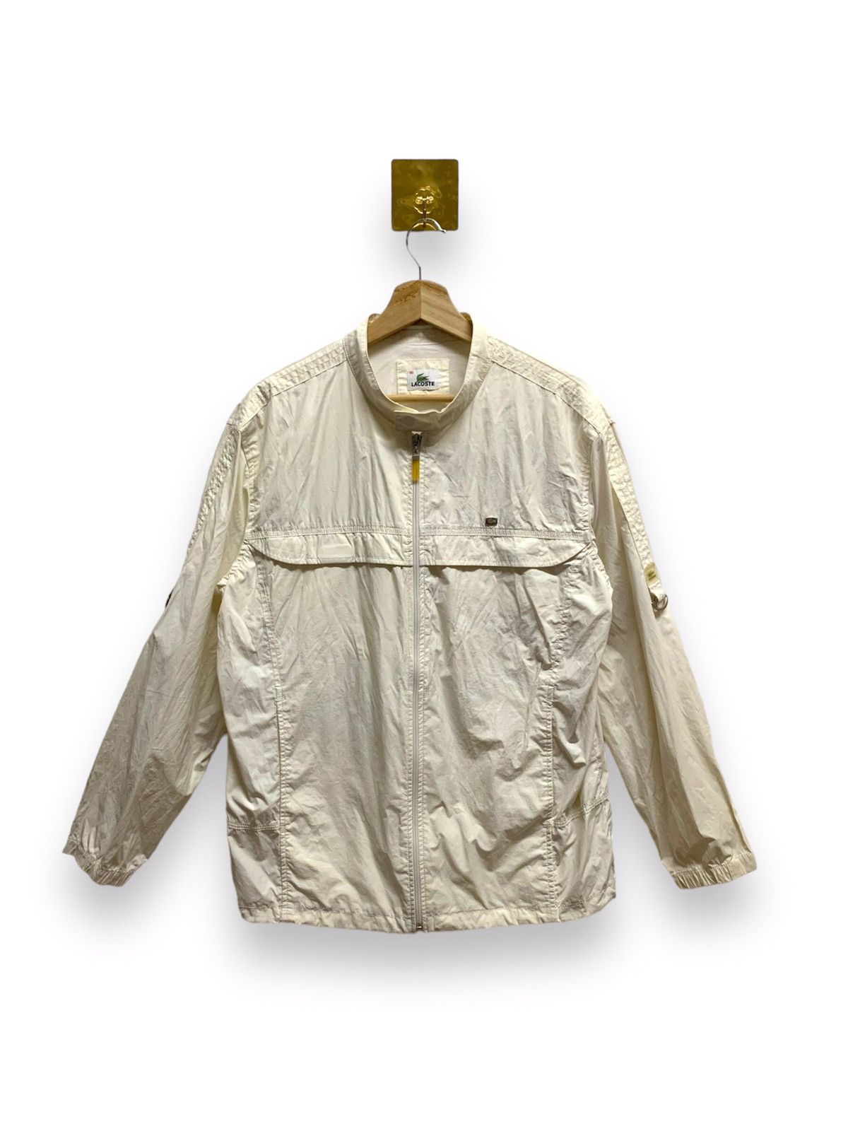 Lacoste × Vintage Vintage Lacoste Windbreaker Jacket Zipper Size US L / EU 52-54 / 3 - 1 Thumbnail