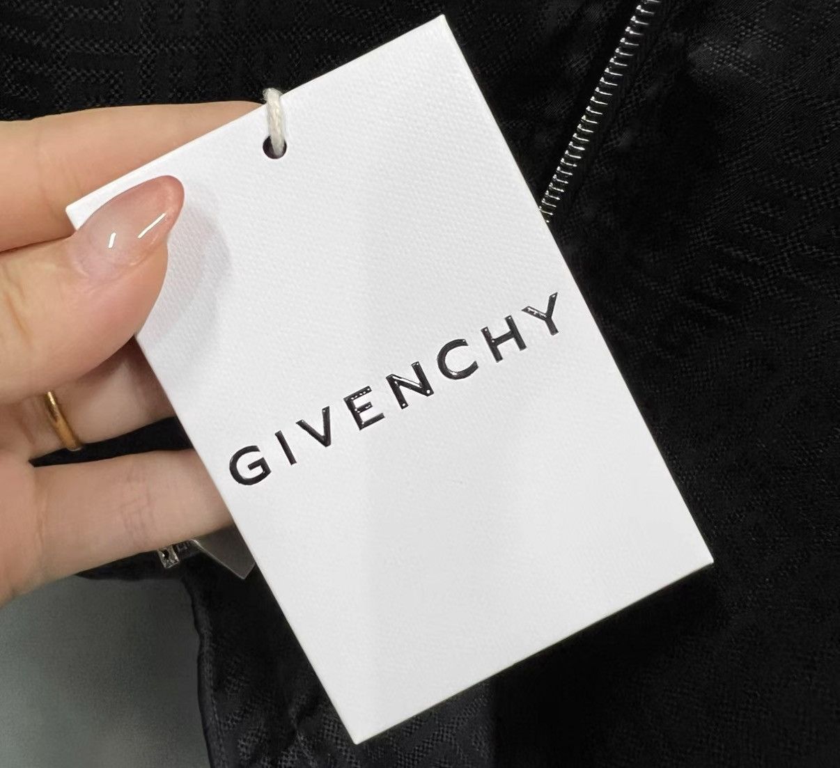 Givenchy Givenchy Black All-over Subtle Pattern Hooded Jacket J41 Size US S / EU 44-46 / 1 - 4 Thumbnail