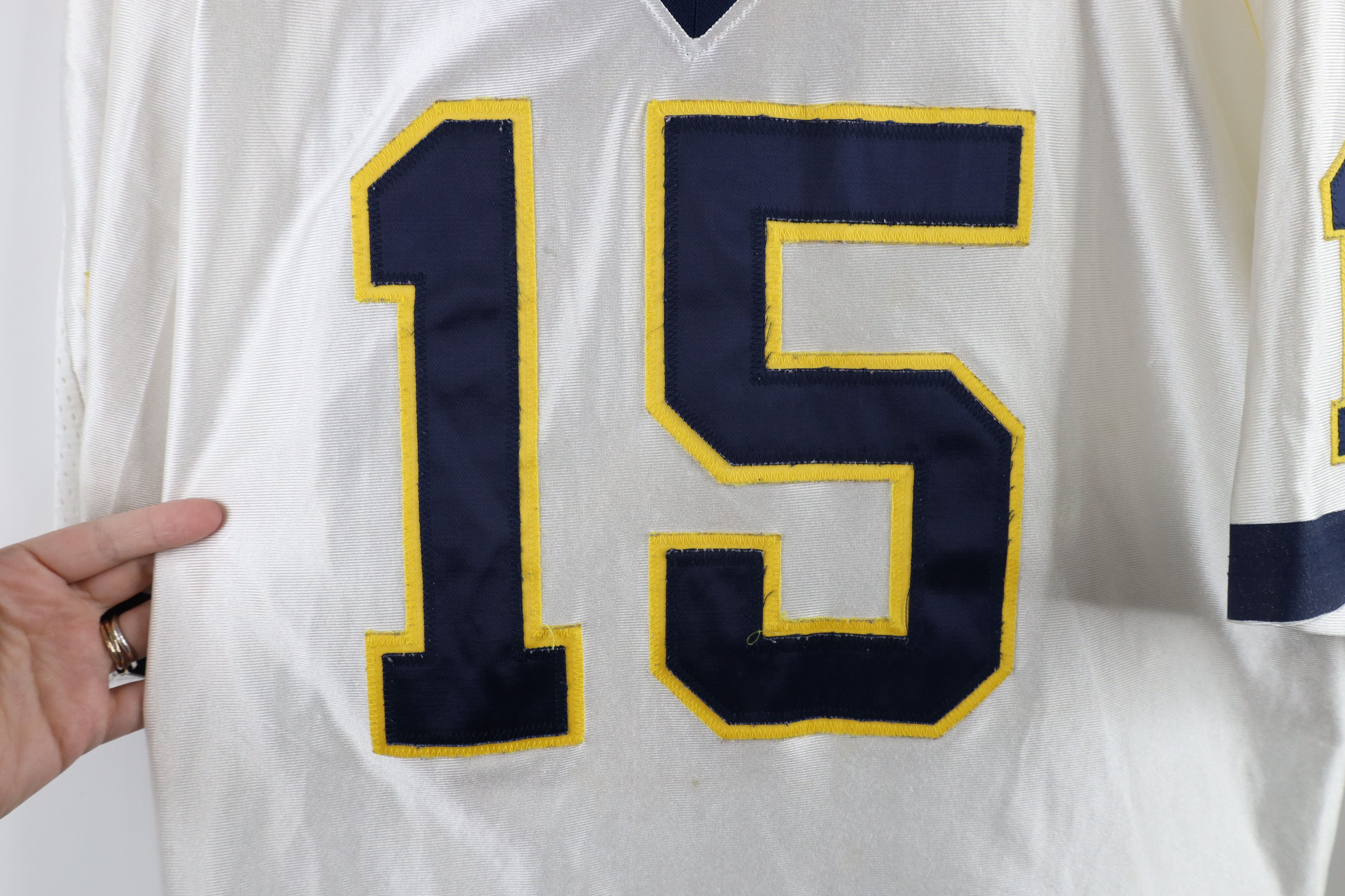 Vintage Vintage Nike Authentic University of Michigan Football #15 Size US XL / EU 56 / 4 - 16 Thumbnail