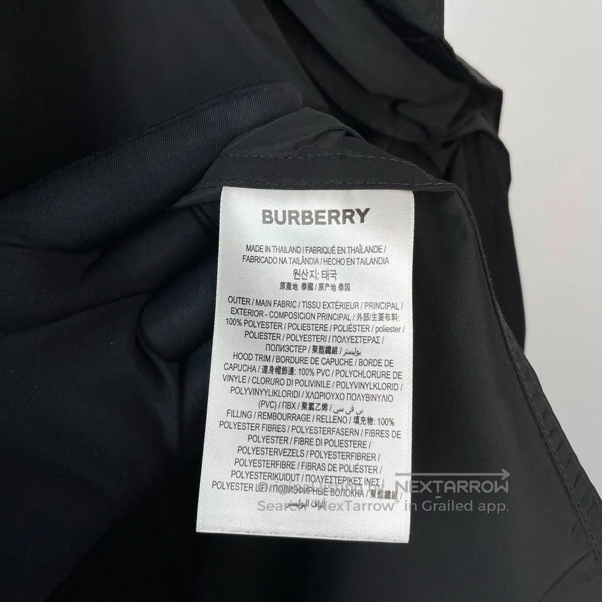 Burberry Burberry Detachable Hooded Letter Print Jacket. Size M / US 6-8 / IT 42-44 - 7 Thumbnail