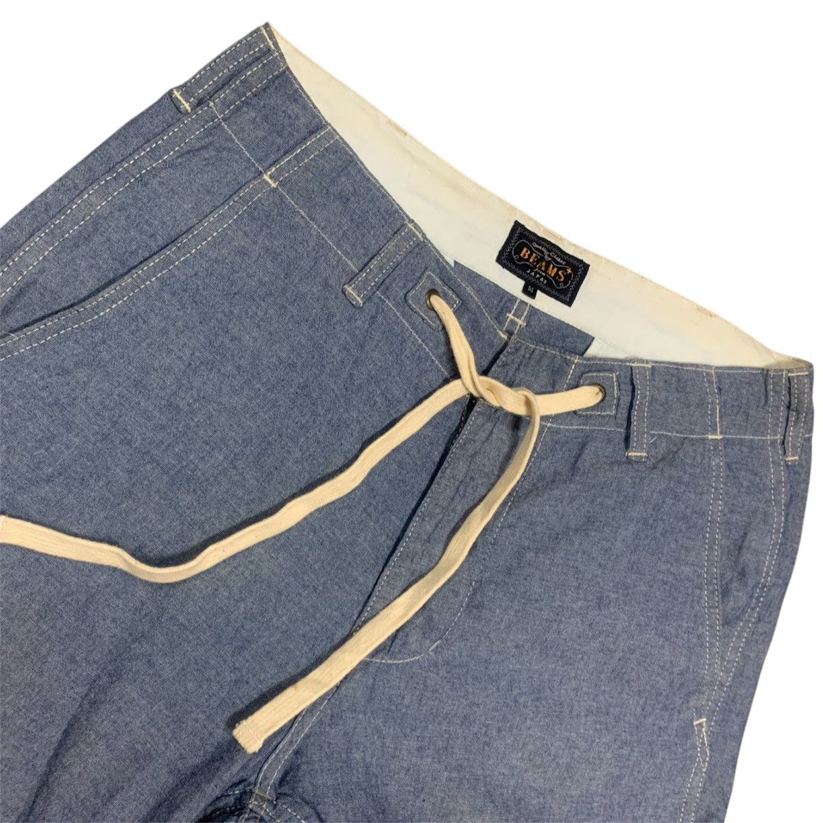 Beams Plus Beams Plus Chambray Cotton Straight Easy Pants W32x33 Size US 32 / EU 48 - 9 Thumbnail