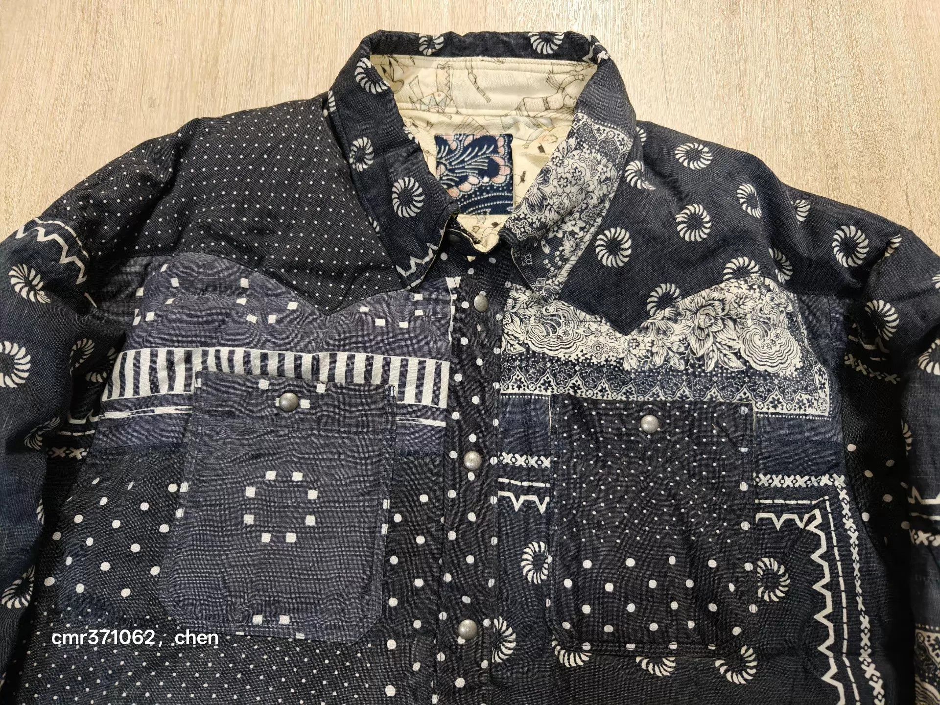 Visvim visvim 23 ICT kerchief down jkt bandana black 3 95 New Size US L / EU 52-54 / 3 - 4 Thumbnail
