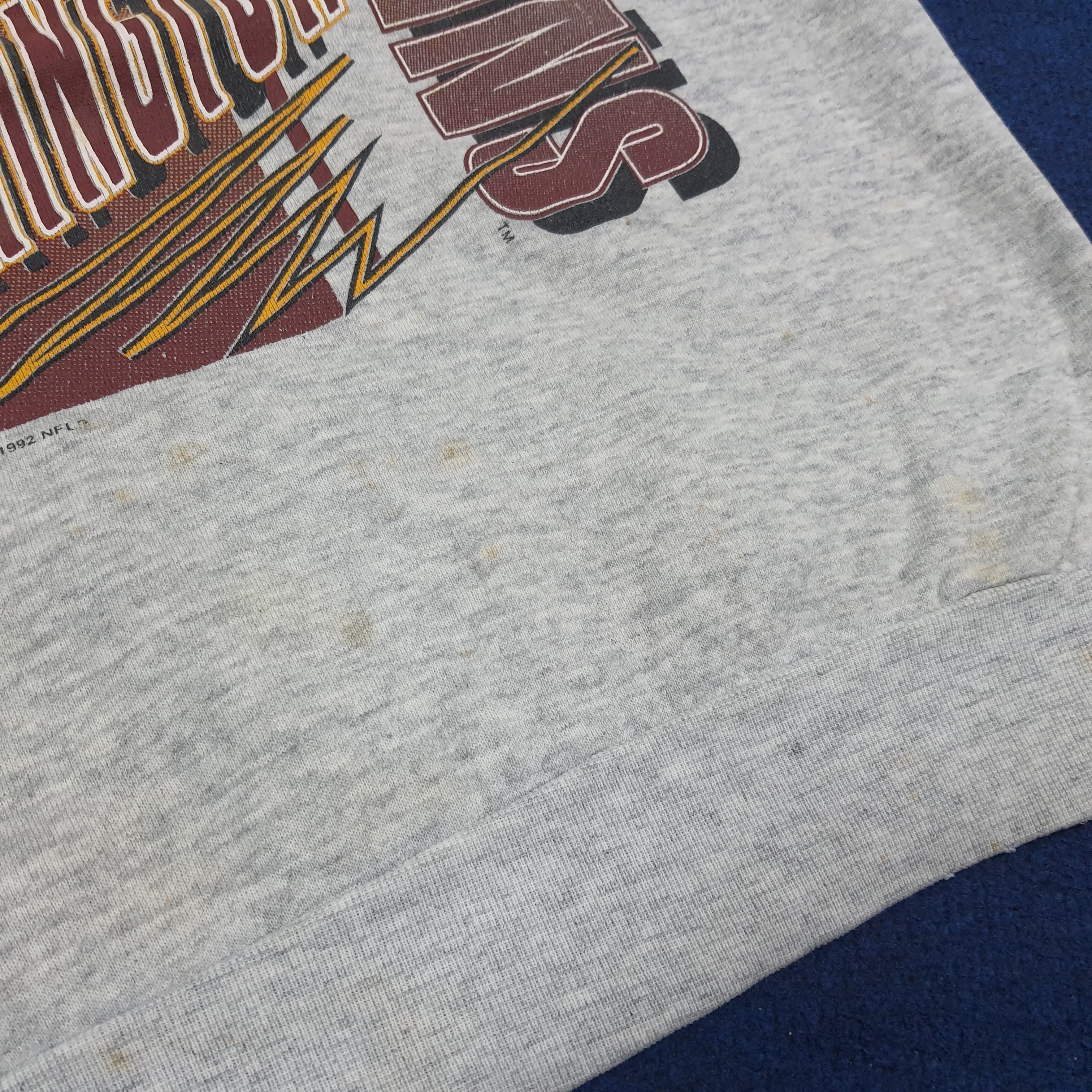 Tultex Vintage Washington Commanders Redskin NFL Sweatshirt C271N11 Size US M / EU 48-50 / 2 - 12 Thumbnail