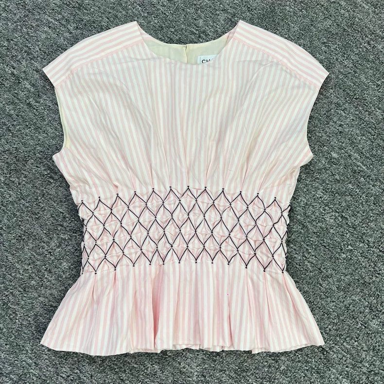Chanel Chanel Cruise series pink waistless sleeveless top 2505-Nex Size XS / US 0-2 / IT 36-38 - 2 Thumbnail