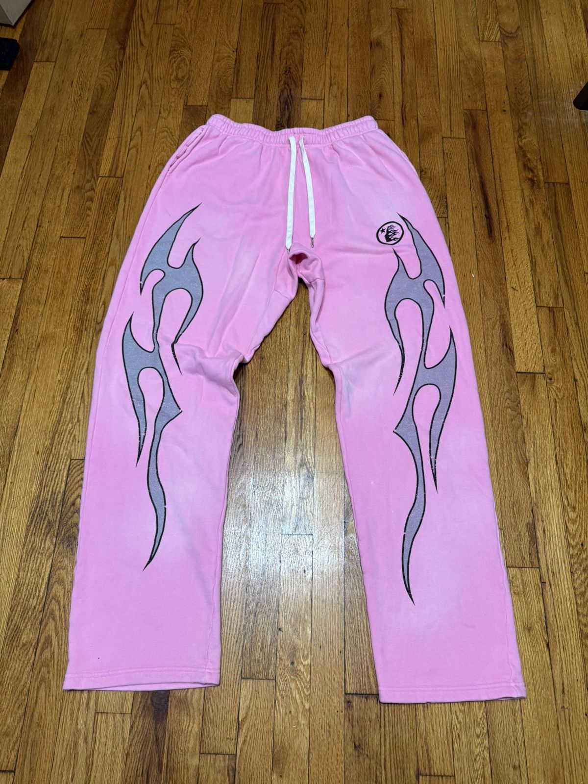 Hellstar Flame Pink Sweatpants Size XXL