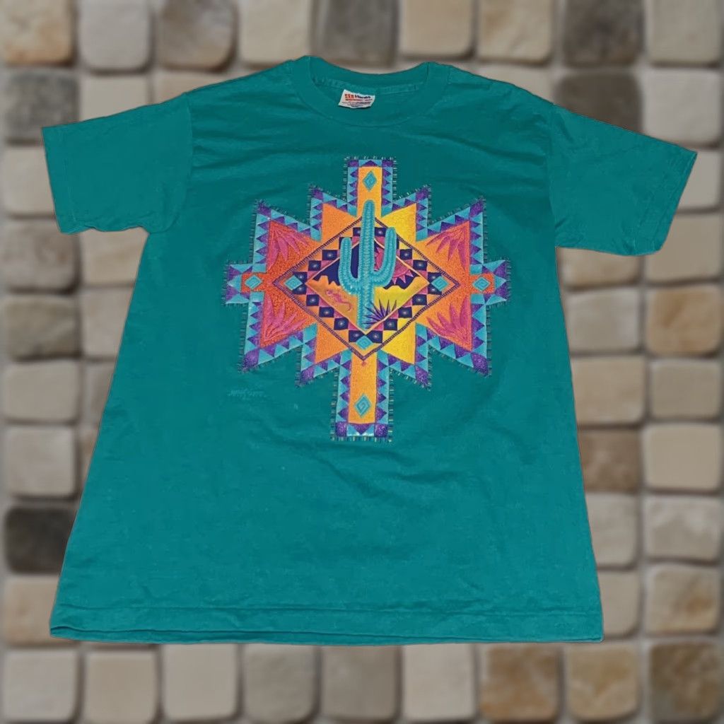 Vintage Vtg 1992 Nathan Richards Collection T-Shirt South Western Aztec Graphic Size M Size US M / EU 48-50 / 2 - 1 Thumbnail