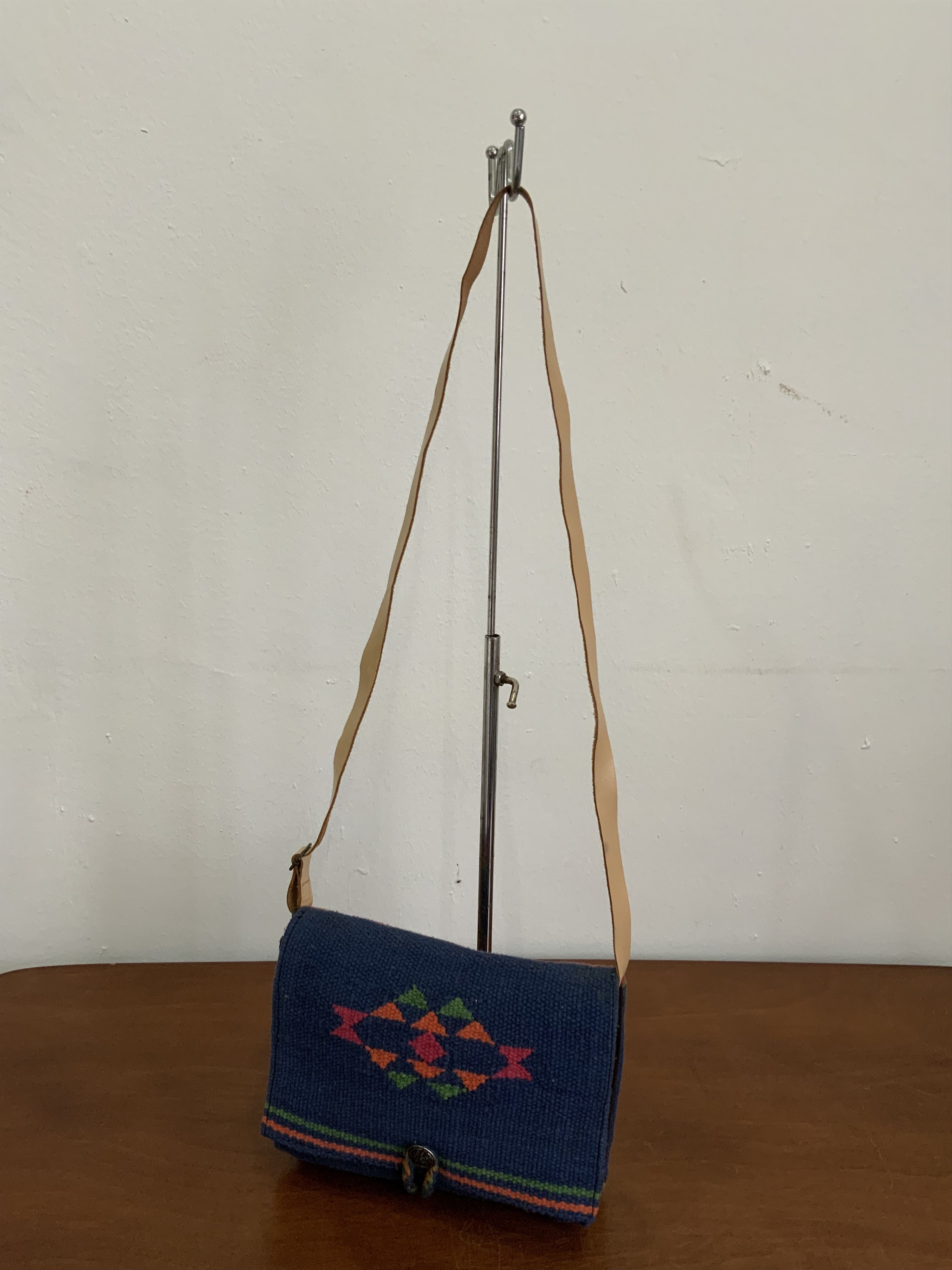 Japanese Brand Indigo Navajo Native Sling Cross Bag Size ONE SIZE - 1 Thumbnail