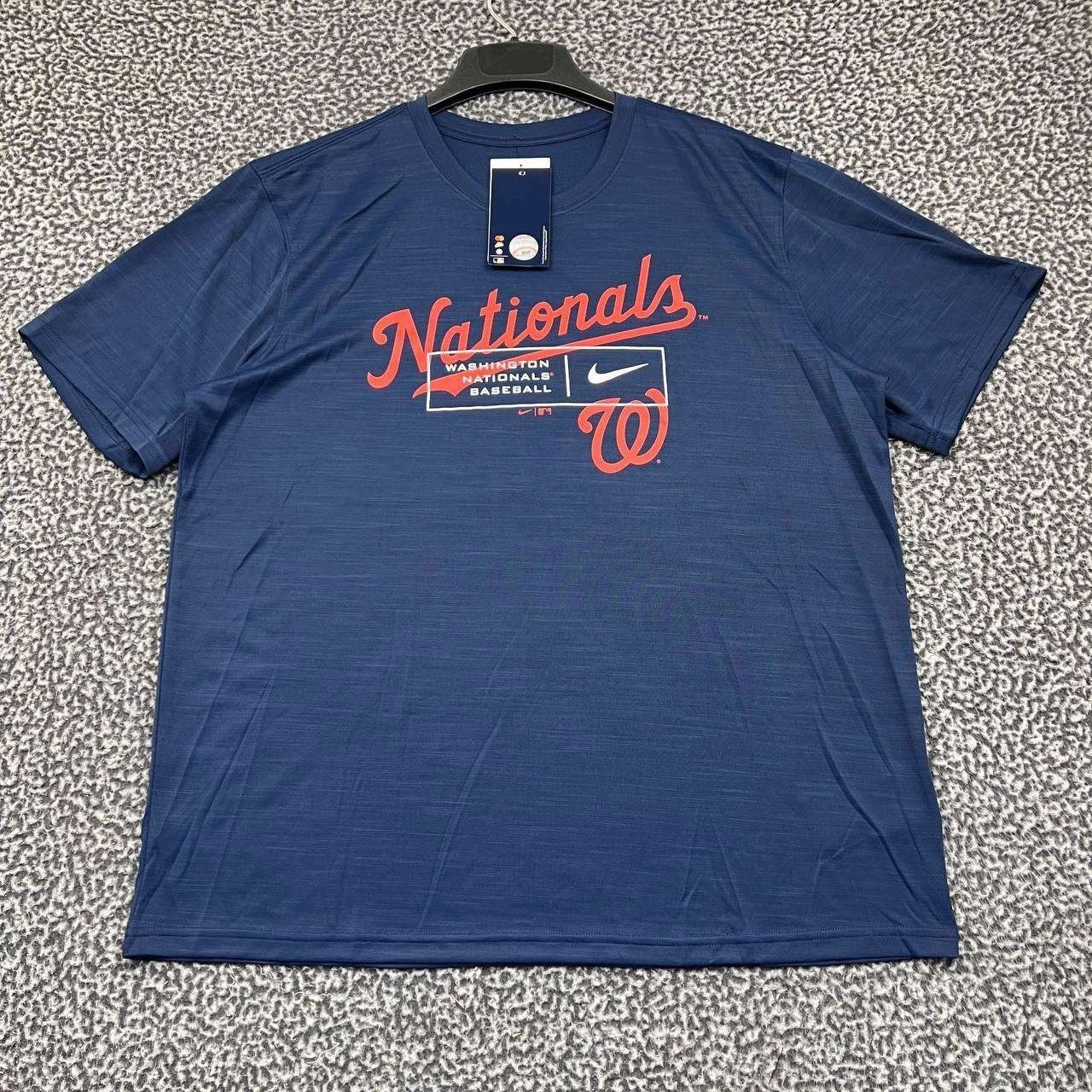Nike Washington Nationals Dri-Fit Shirt Men Nike Crew Neck New L Size US L / EU 52-54 / 3 - 1 Thumbnail