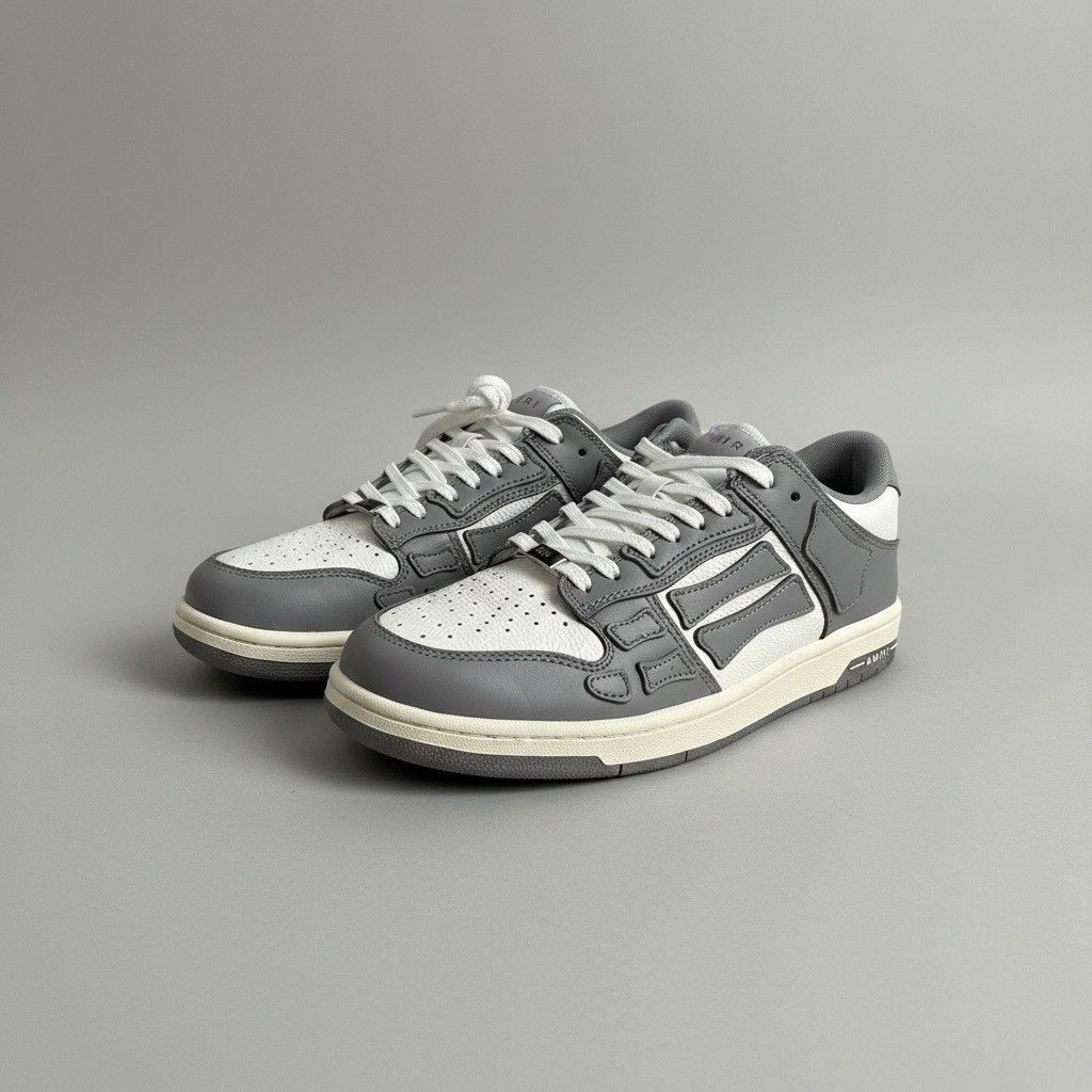 Amiri Amiri Skel Top Low 'Grey' Size US 10 / EU 43 - 2 Thumbnail