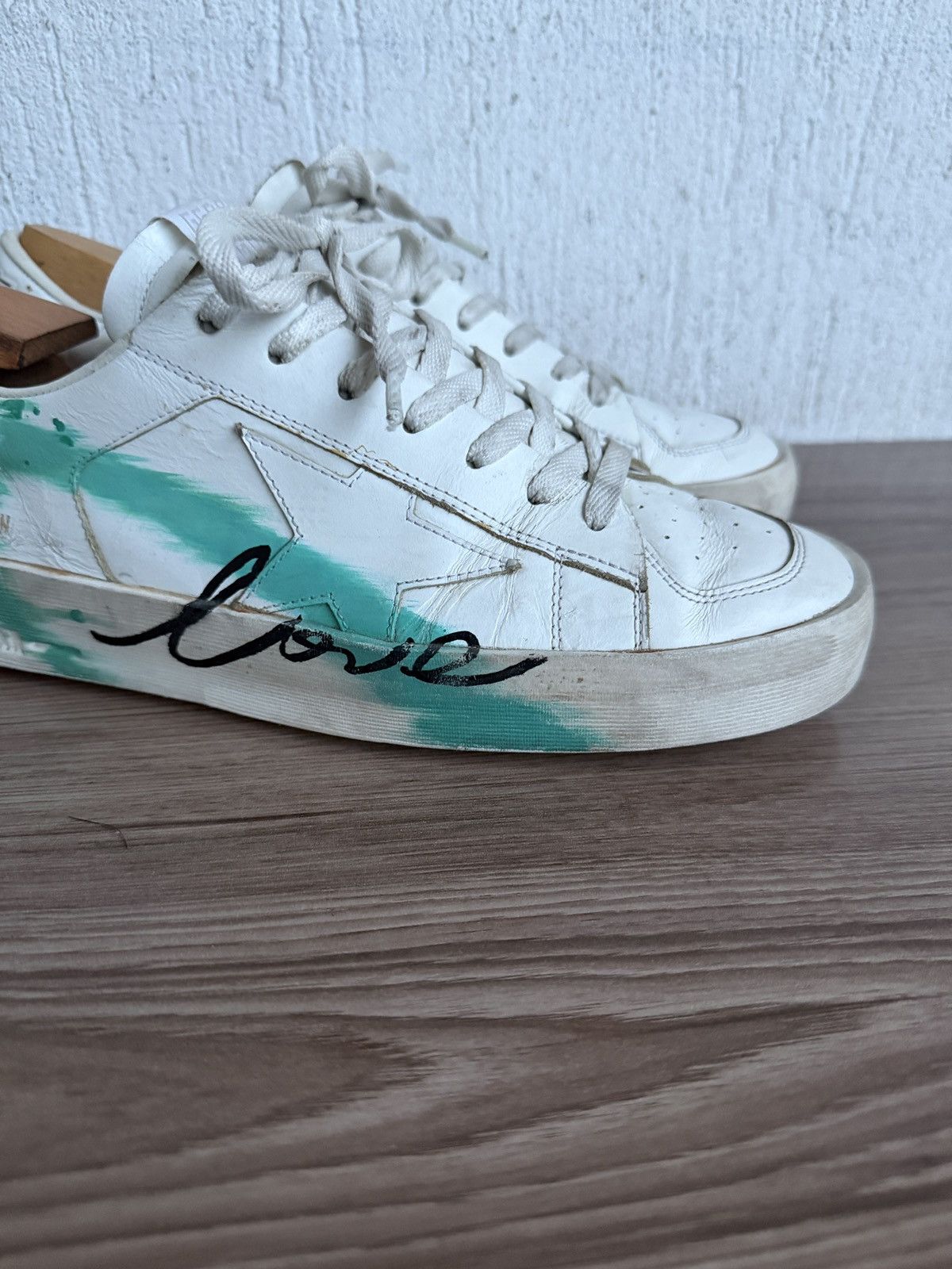 Golden Goose stardan ( love in an a instant) Limited edition sneaker Size US 8 / EU 41 - 4 Thumbnail