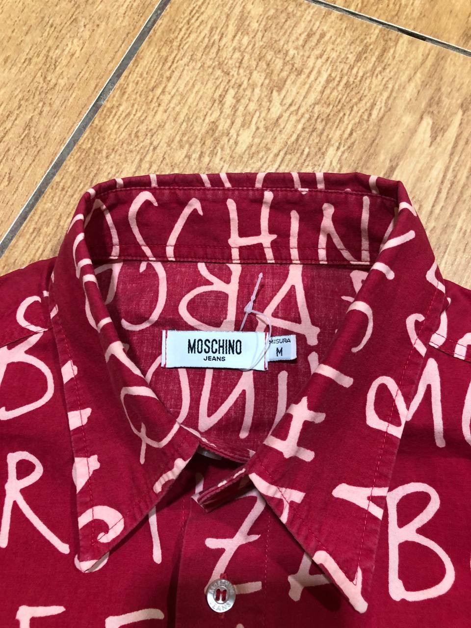 Moschino Moschino Jeans Vintage Moschino All over Print rare Shirt Size US M / EU 48-50 / 2 - 12 Thumbnail