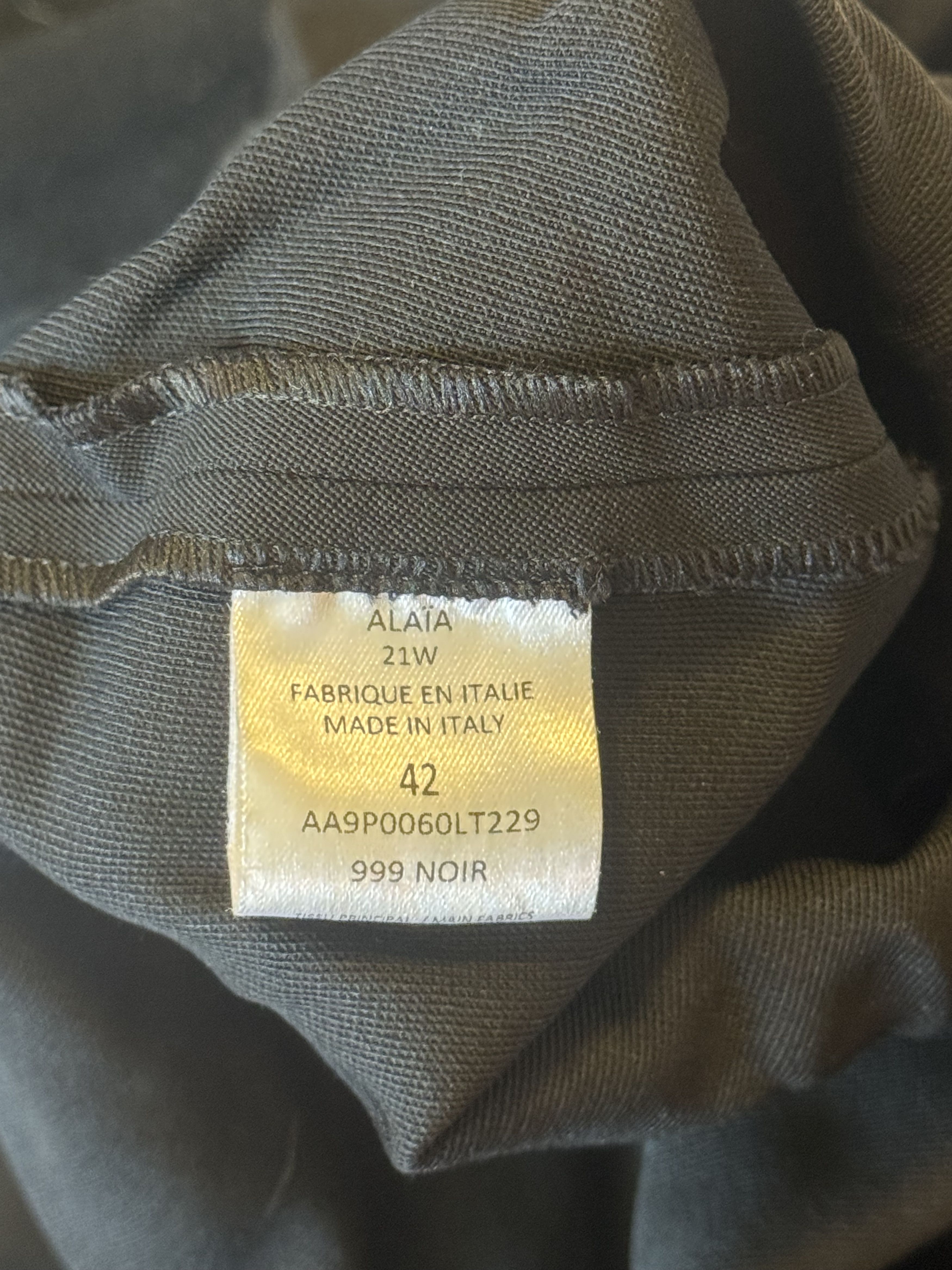 Alaia NEW Alaïa Women's Black Pants Size 28" / US 6 / IT 42 - 4 Thumbnail
