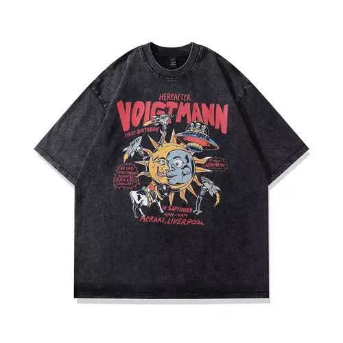 Japanese Brand Oversized Vintage Funny Cartoom Distress T-Shirt Retro Men Size US L / EU 52-54 / 3 - 7 Thumbnail