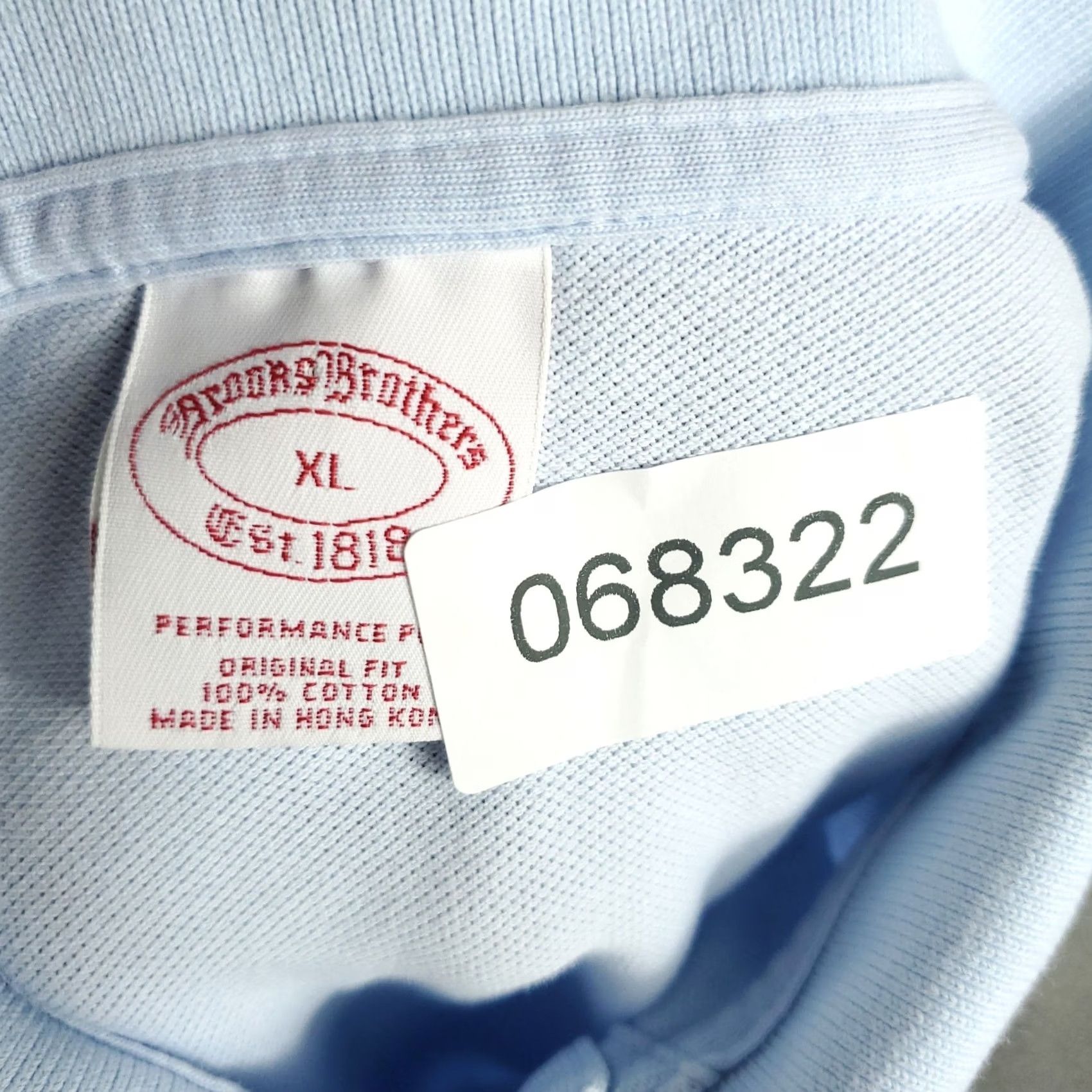 Brooks Brothers Brooks Brothers Polo Shirt Mens XL Light Blue Casual Short Sleeve Size US XL / EU 56 / 4 - 7 Thumbnail