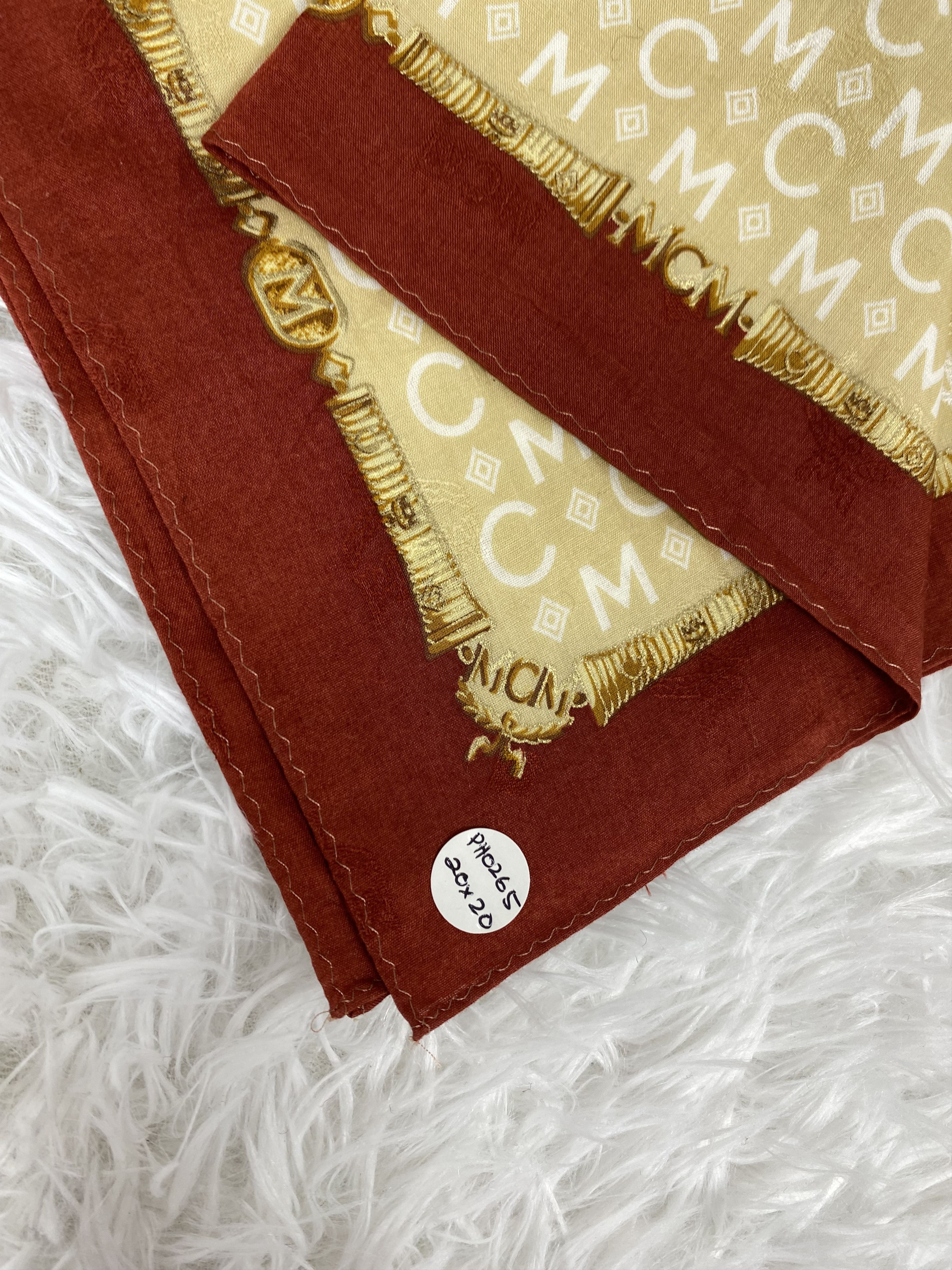MCM Vintage MCM Handkerchief Neckerchief PH0265 Size ONE SIZE - 2 Thumbnail
