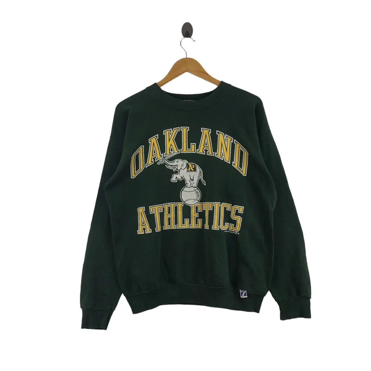 MLB Vintage 1988 MLB OAKLAND ATHLETICS Logo 7 Sweatshirt Size US L / EU 52-54 / 3 - 1 Thumbnail