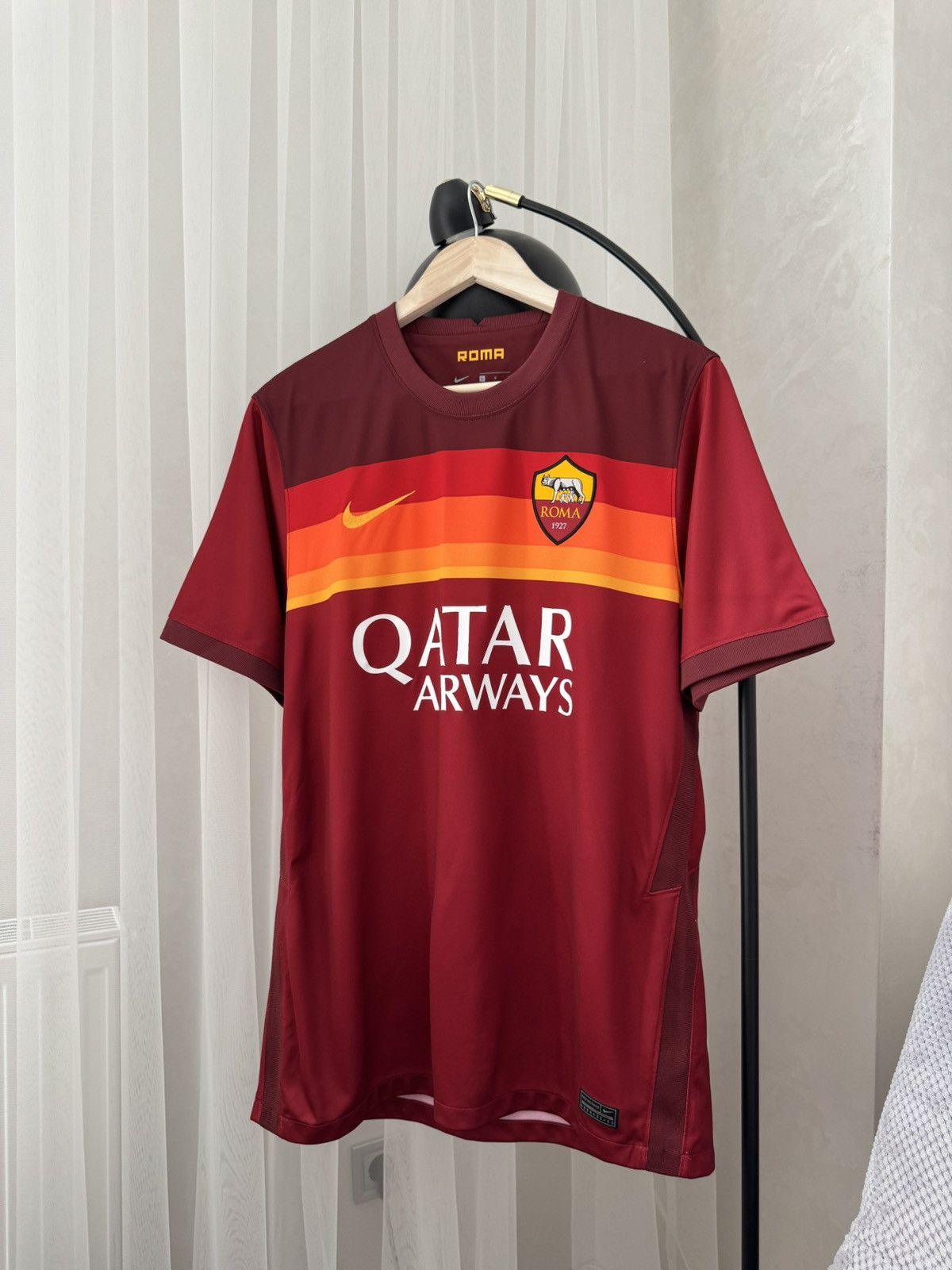 Nike Roma Italy Soccer Maglia CD4248 614 Home Jersey 2020-21