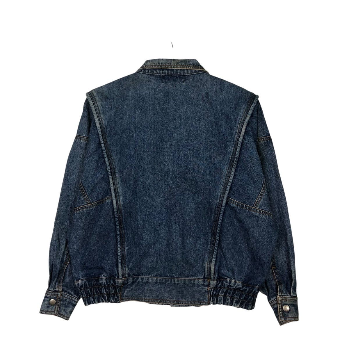 Japanese Brand 🔥VINTAGE BOMBER DENIM JACKET CELL TOKYO JAPAN ISSEY MIYAKE Size US S / EU 44-46 / 1 - 10 Thumbnail