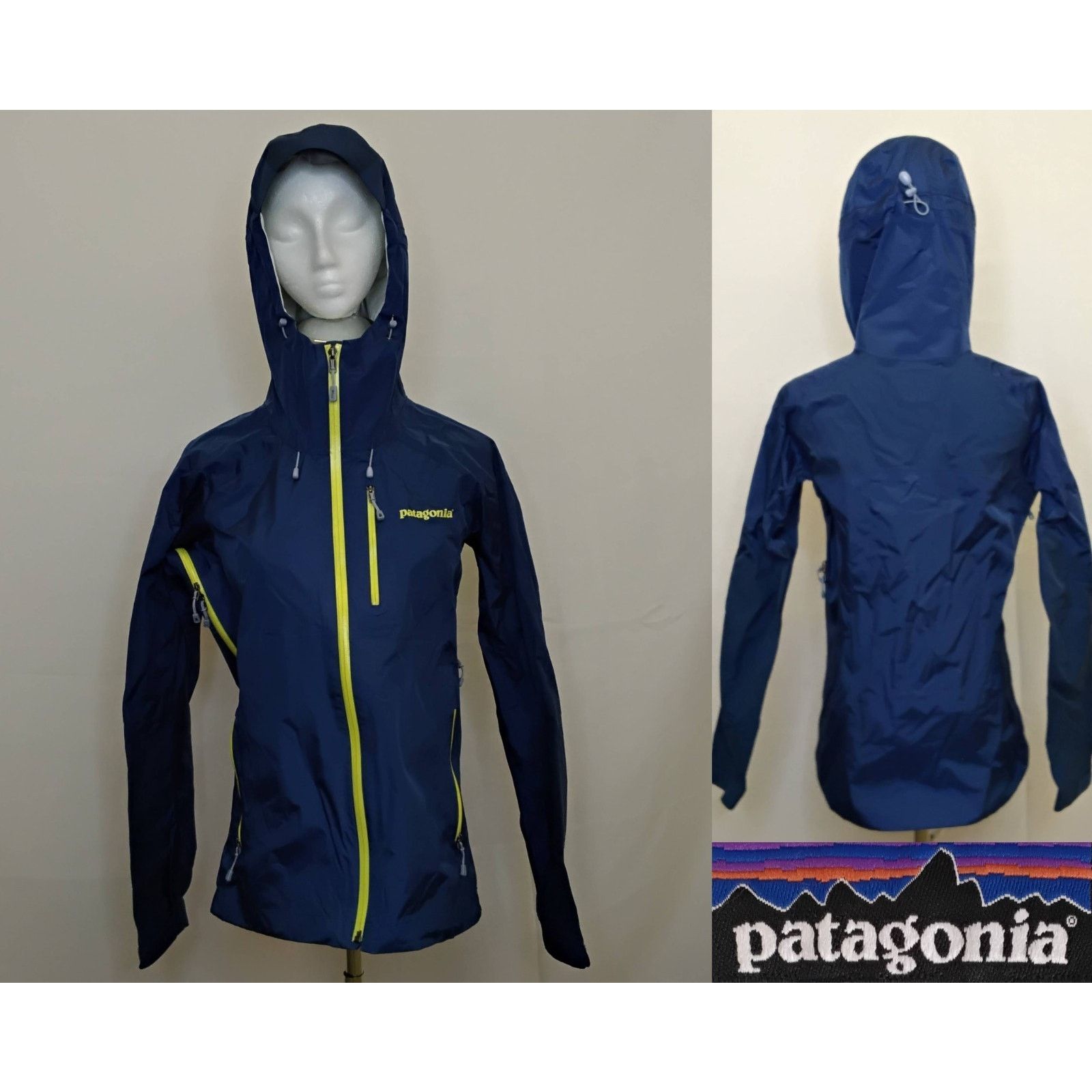 Patagonia Patagonia Ski Shell Rain Jacket Women's S Blue Full Zip Size S / US 4 / IT 40 - 1 Thumbnail