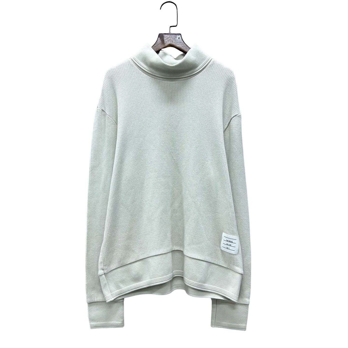 Thom Browne Thom Browne Ribbed Mock Neck Sweater Size 4 Size US XL / EU 56 / 4 - 1 Thumbnail