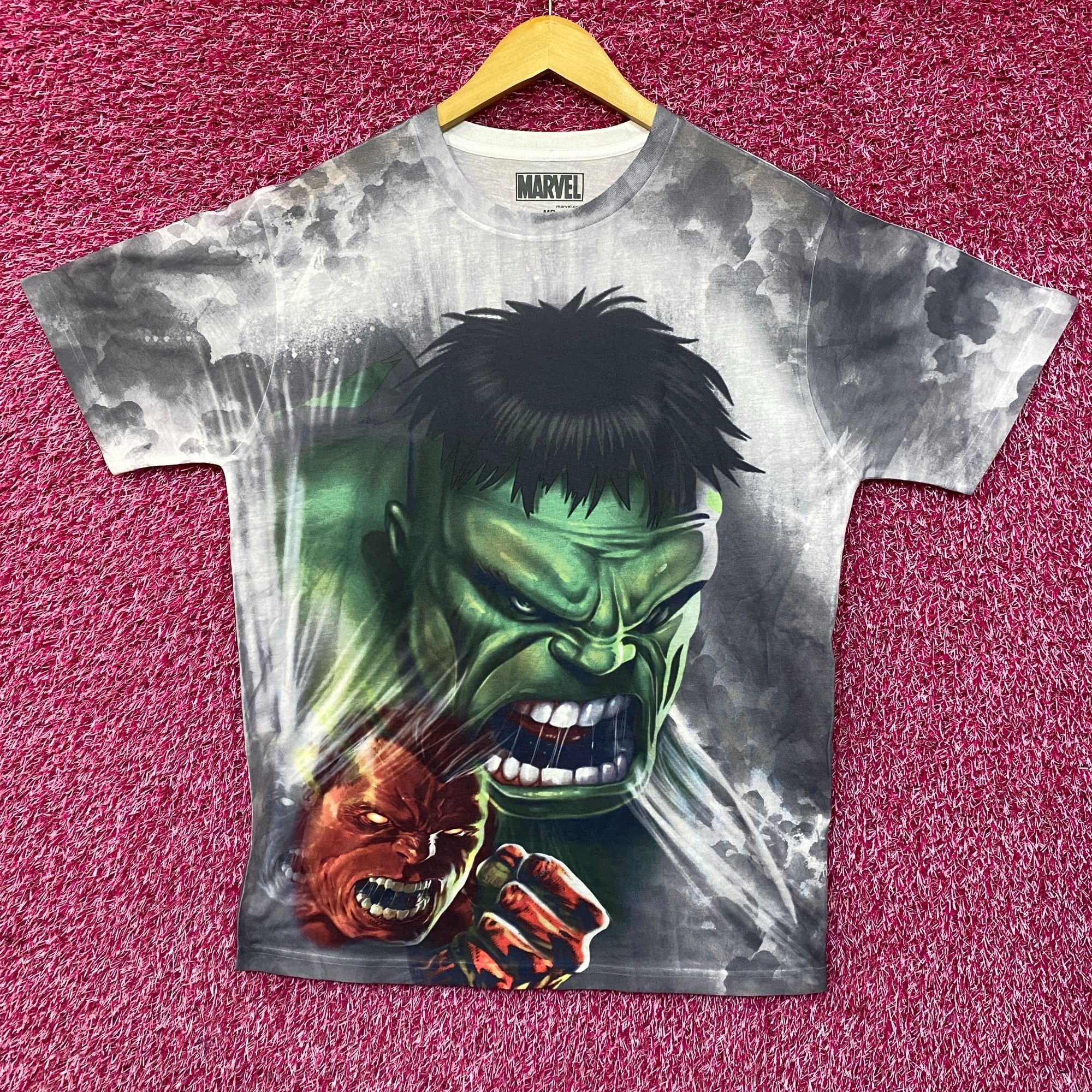 Marvel Comics Marvel Incredible Hulk Transformation Sublimated T-Shirt Med Size US M / EU 48-50 / 2 - 1 Thumbnail
