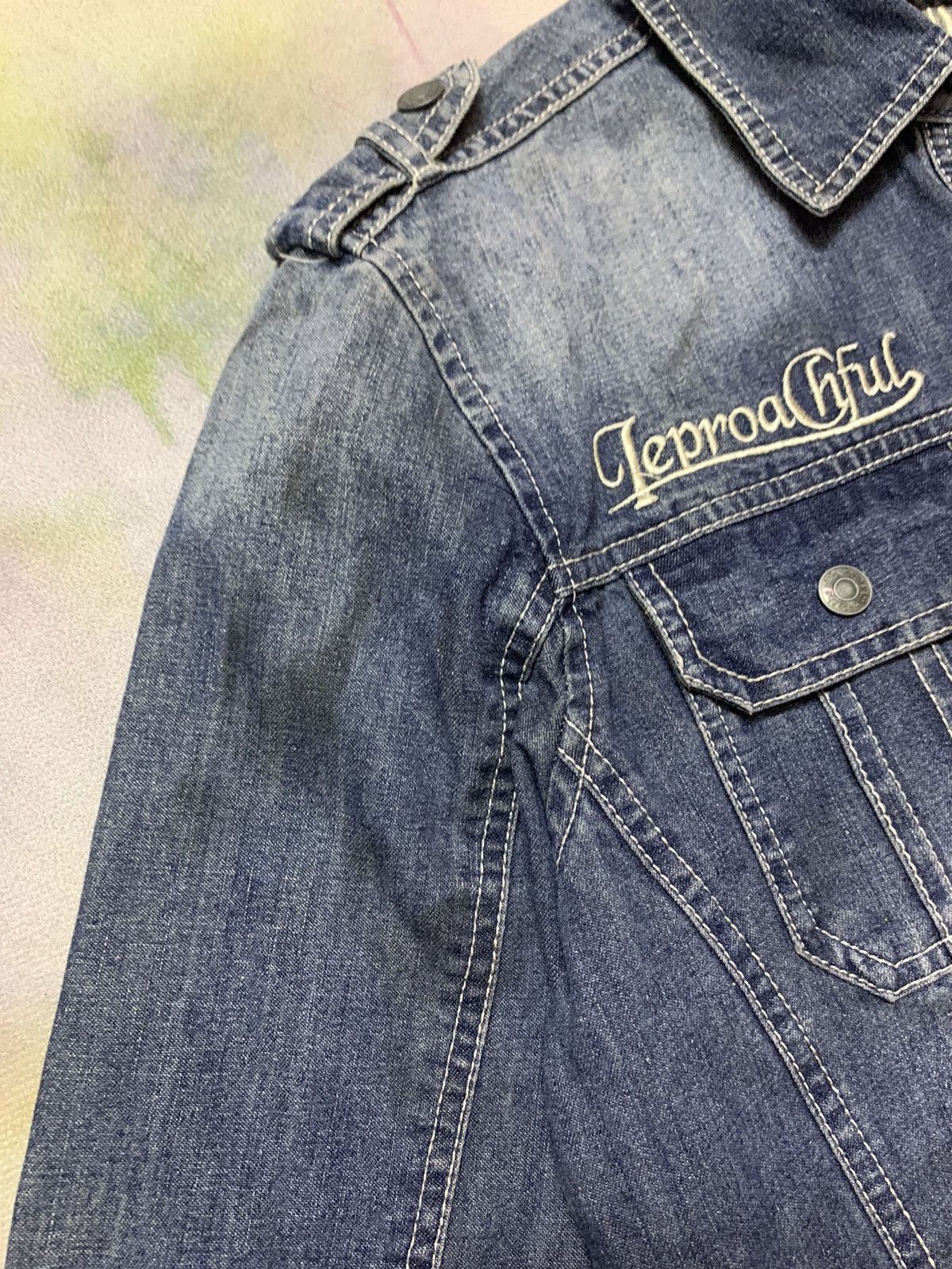 In The Attic In the Attic Washed Dirty Denim Shirt Share Spirit Goa LGB Size US M / EU 48-50 / 2 - 5 Thumbnail