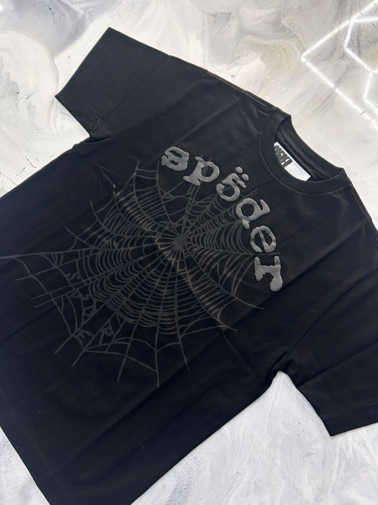 Sp5der Sp5der Phantom OG Web Tee 2 Tone Black Size L Size US L / EU 52-54 / 3 - 3 Thumbnail