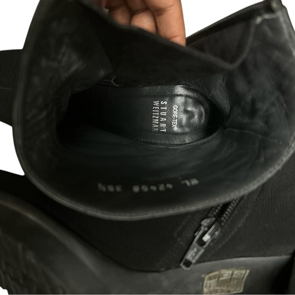 Stuart Weitzman Stuart Weitzman Gore-Tex Black Ankle Boots Size US 5.5 / IT 35.5 - 6 Thumbnail