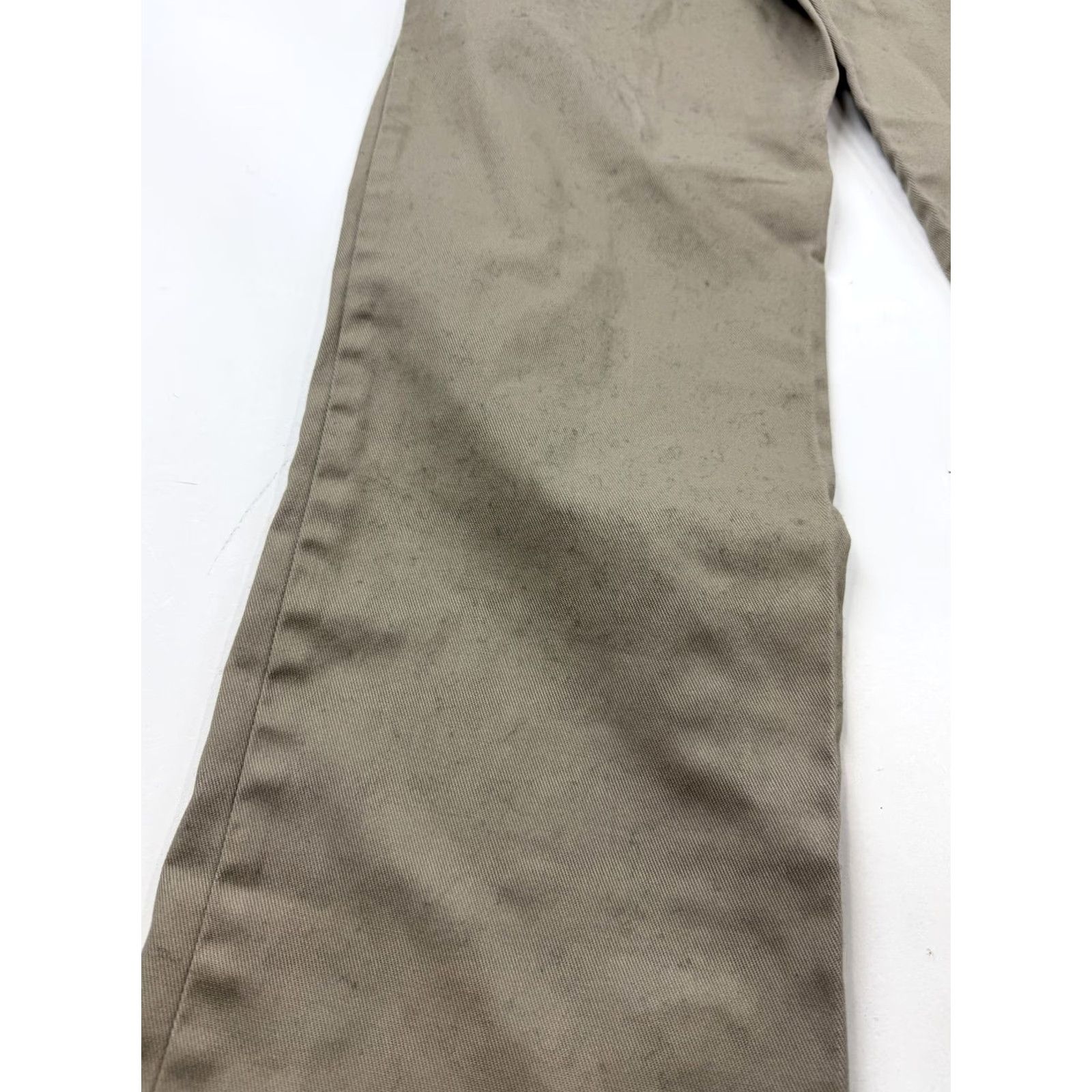 Vintage Brahma Mens Khakis Pants 34x33 Beige Workwear Canvas Regular Fit Front Flat Front Pockets Zip Button Mens Size US 34 / EU 50 - 7 Thumbnail