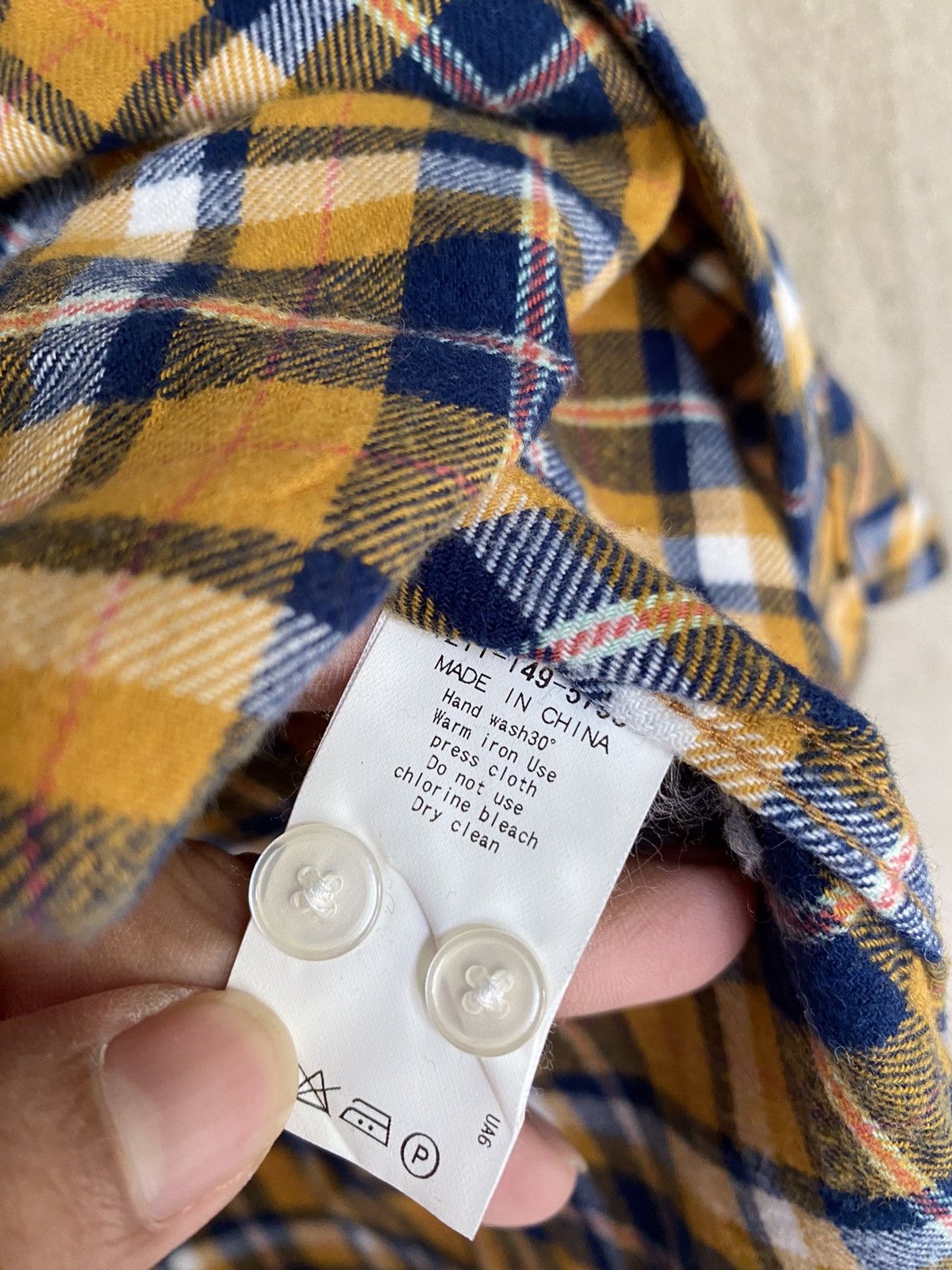 BEAUTY&YOUTH Beauty&Youth United Arrow Plaid Tartan Flannel Shirt Size US XXS / EU 40 - 5 Thumbnail