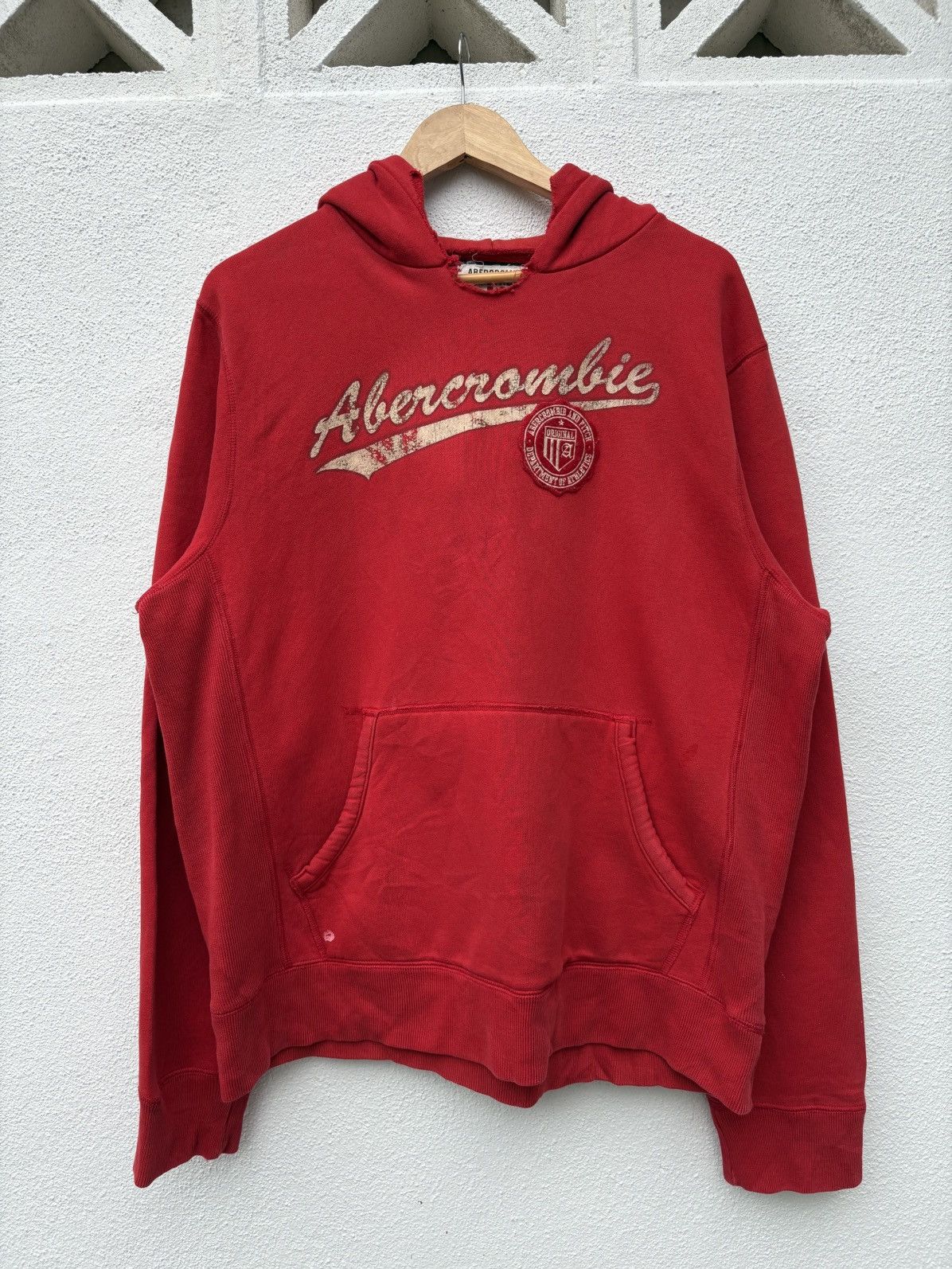 Abercrombie & Fitch Vintage Abercrombie Trashed Baggy Sweatshirt Hoodie Size US M / EU 48-50 / 2 - 1 Thumbnail