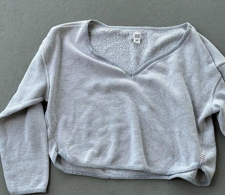Bdg BDG Grey Crop Sweater Size S / US 4 / IT 40 - 1 Thumbnail