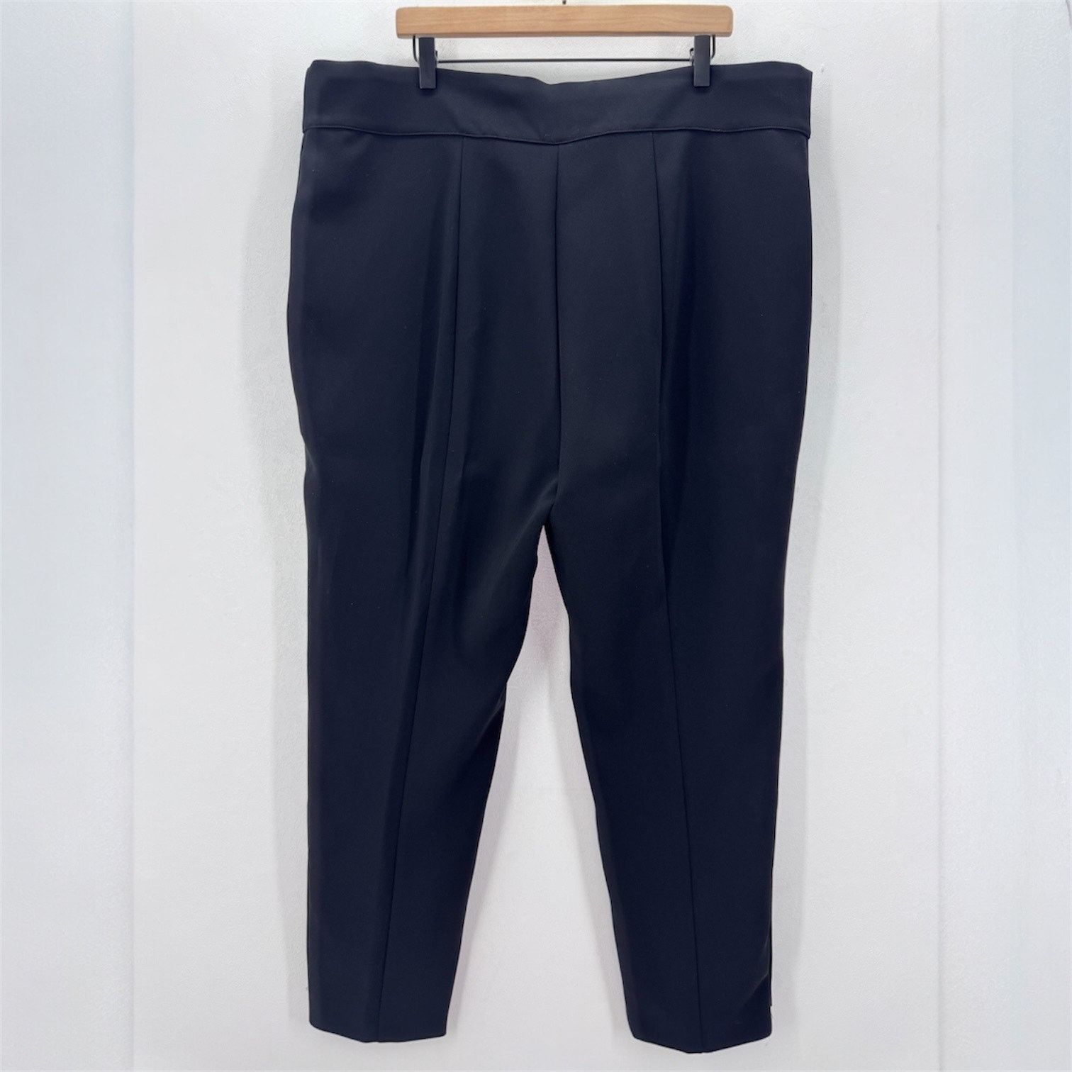 Marina Rinaldi Marina Rinaldi RANCH Black Pants Plus 22 Quiet Luxury Office Size 42" / US 20 - 3 Thumbnail