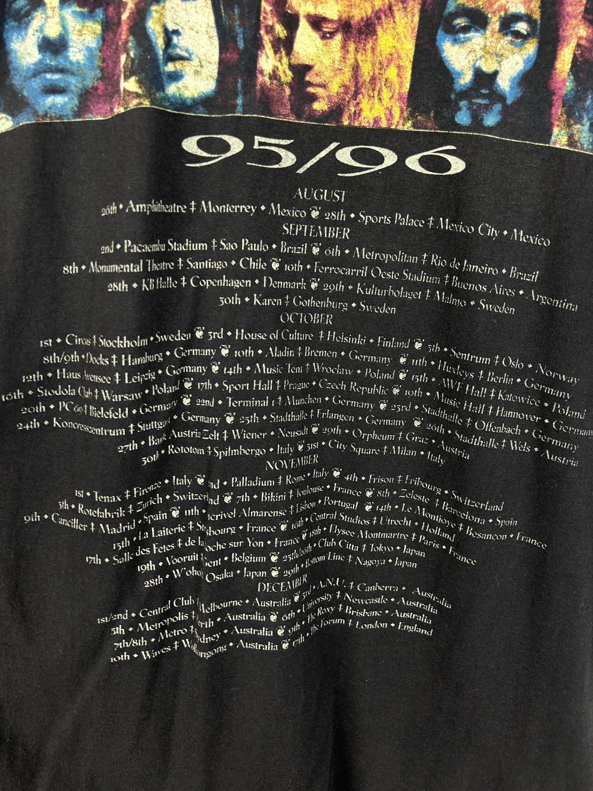90s Paradise Lost 1995/96 Forever Failure Tour AOP Metal Tee